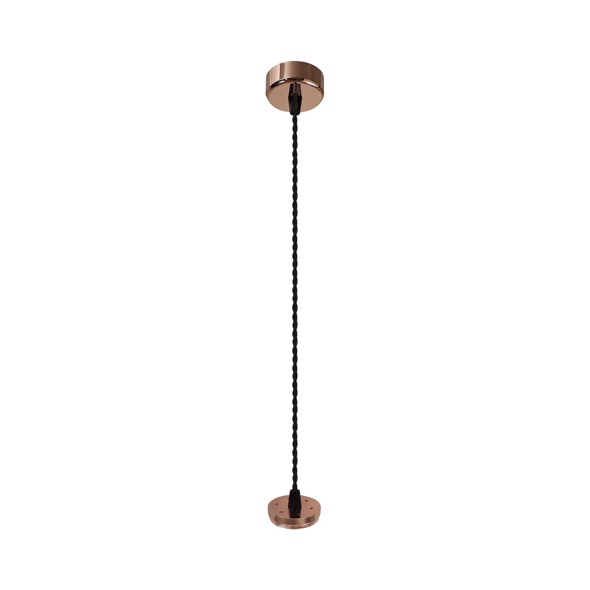 Pendant Light Kit 2M, 1 x GU10, Rose Gold