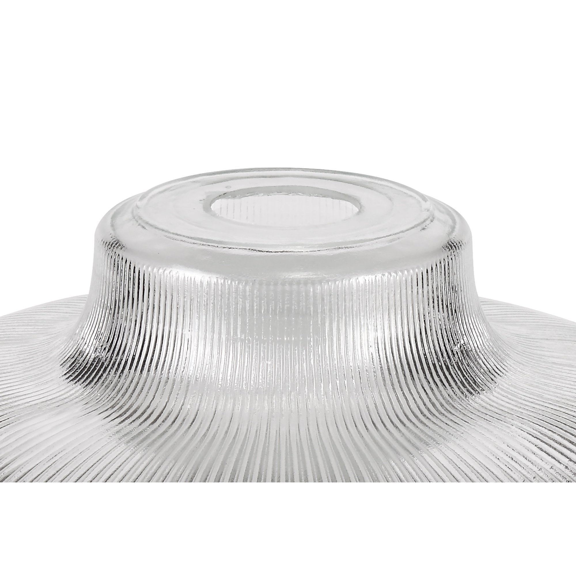 Round 30cm Clear Glass Lampshade