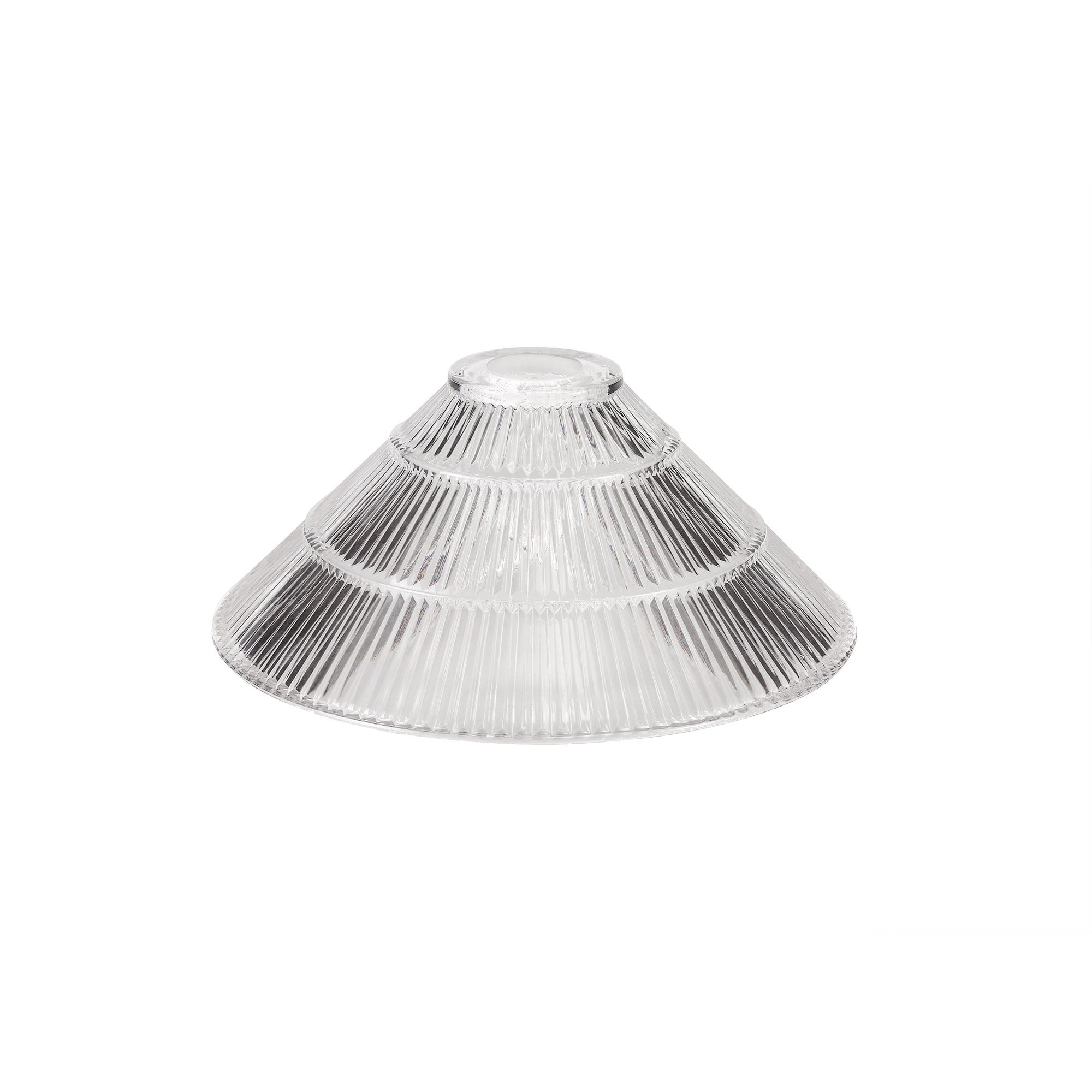 Cone 30cm Clear Glass Lampshade