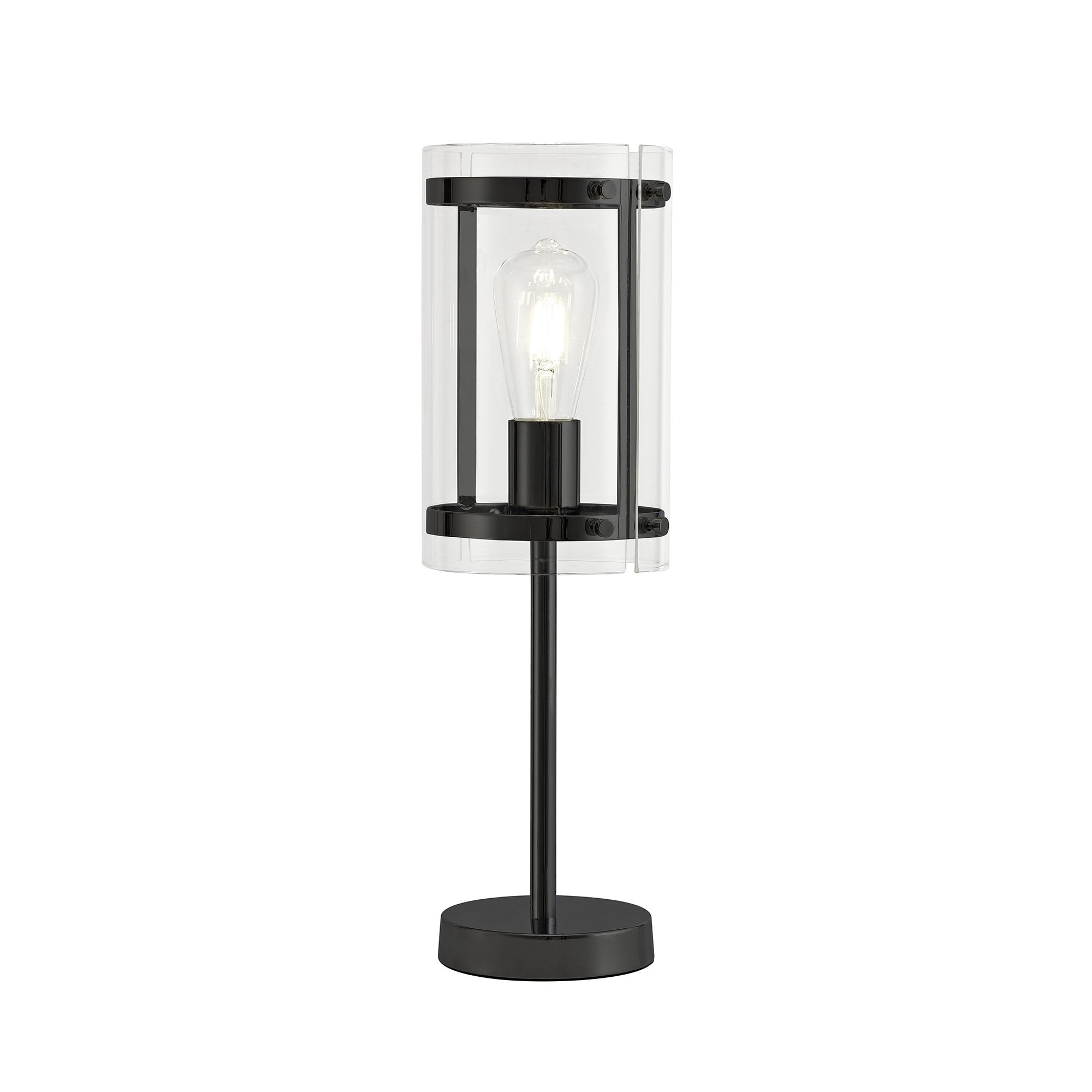 Table Lamp, 1 Light E27, Matt Black