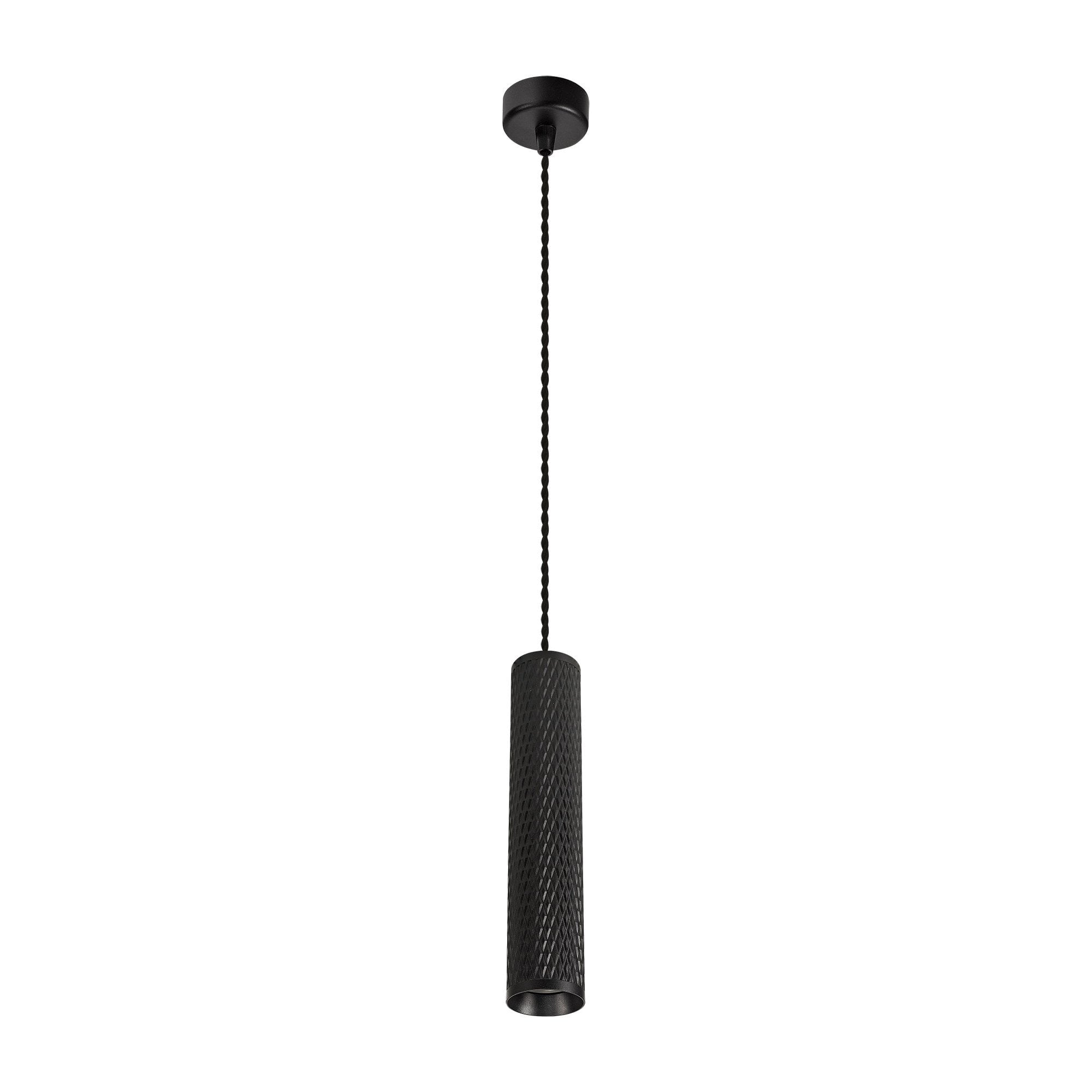 1 Light 30cm Pendant Light GU10, Sand Black