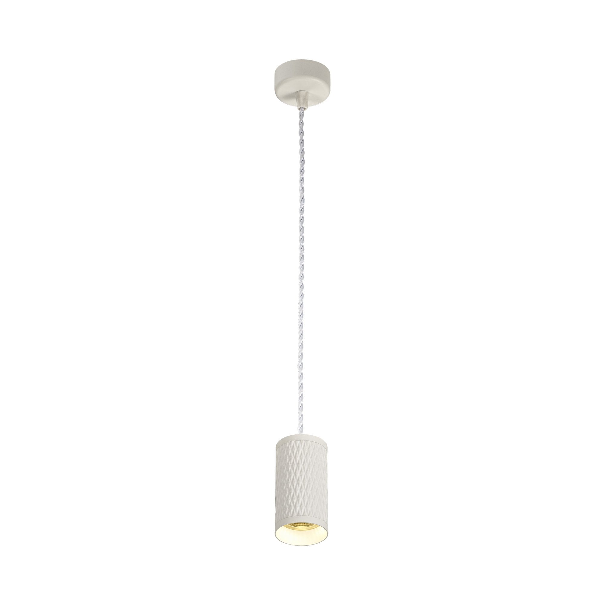 1 Light 11cm Pendant Light GU10, Sand White