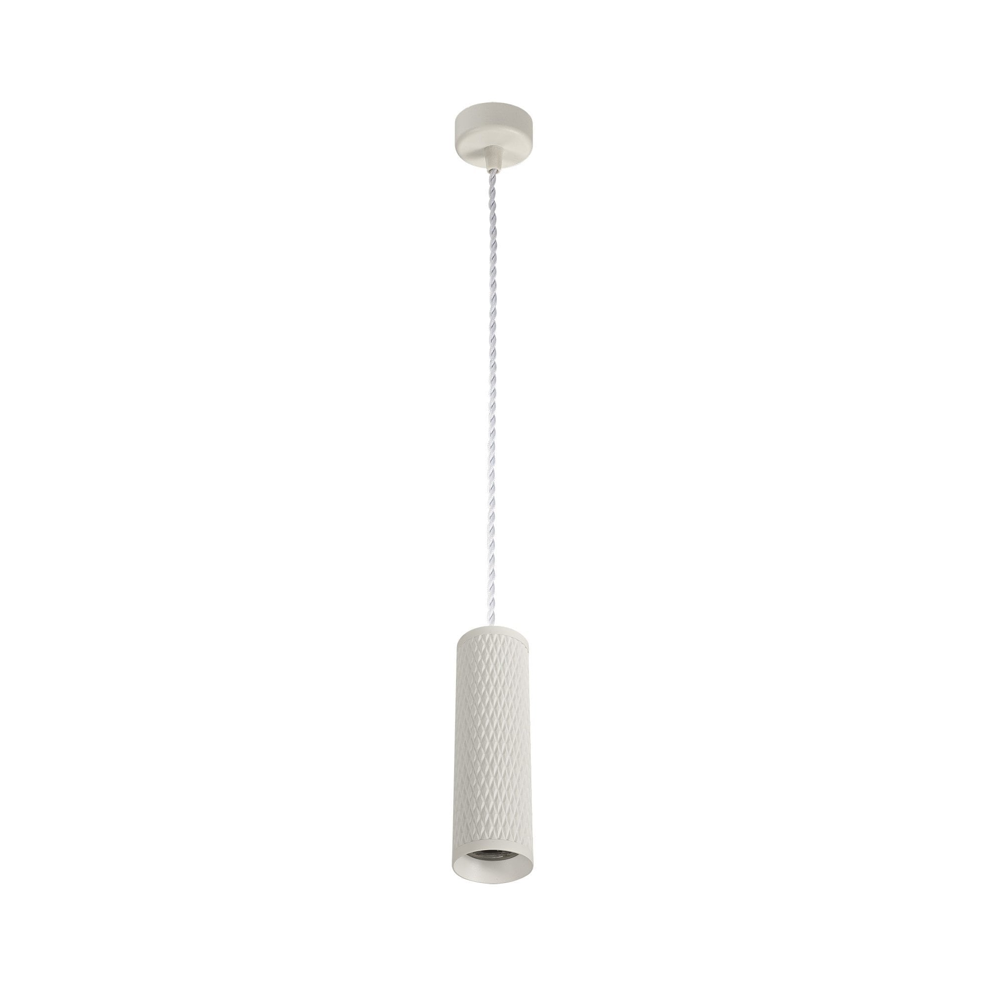 1 Light 20cm Pendant Light GU10, Sand White