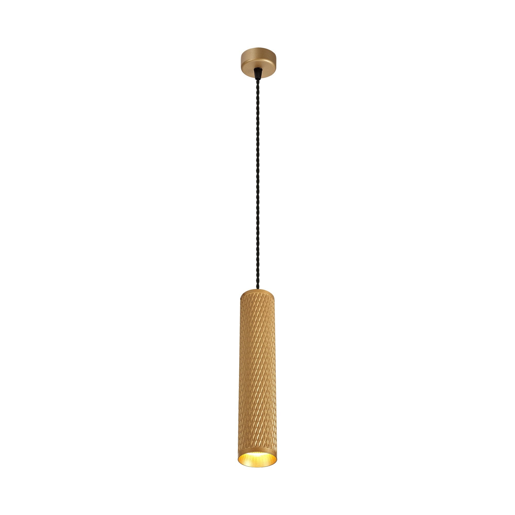 1 Light 30cm Pendant Light GU10, Champagne Gold