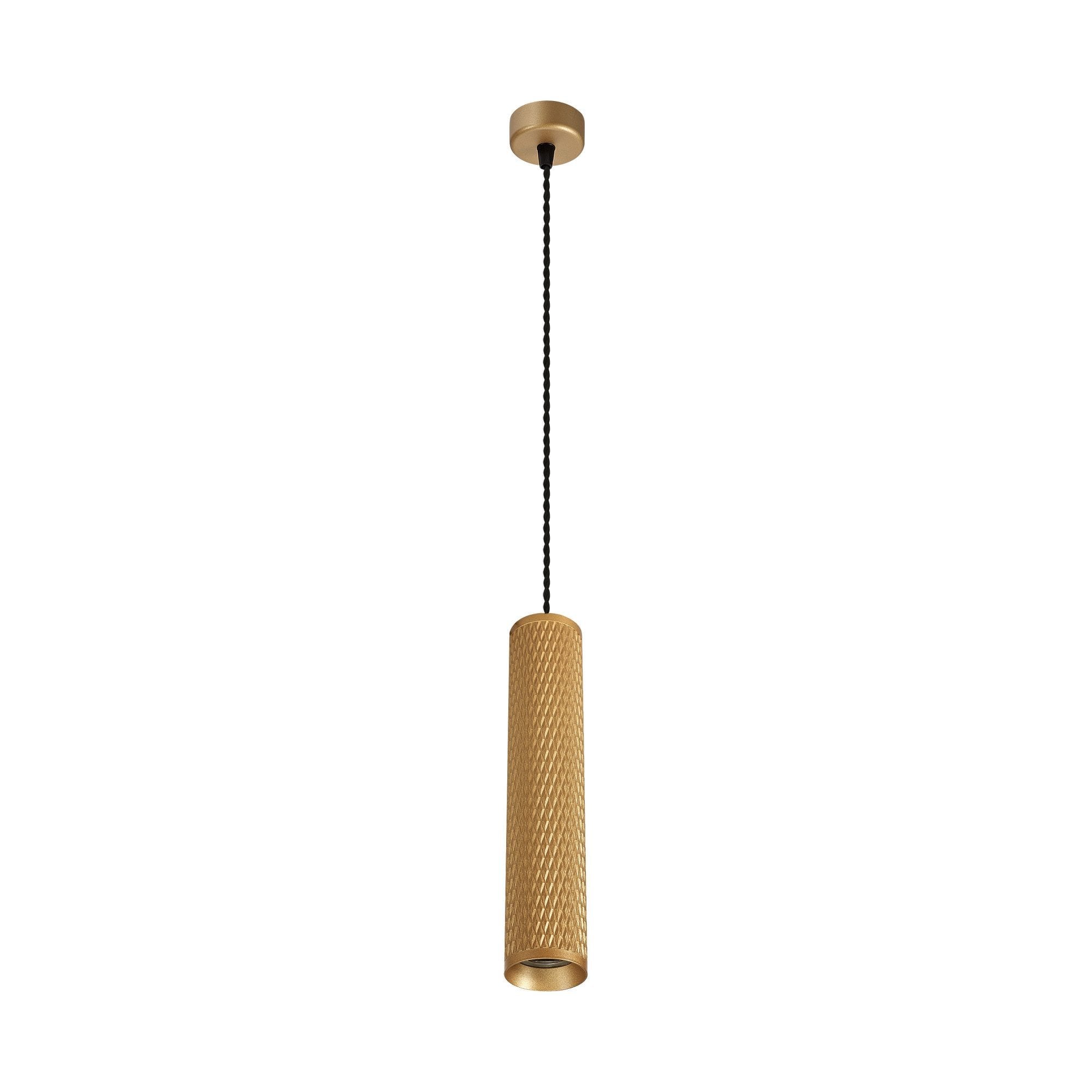 1 Light 30cm Pendant Light GU10, Champagne Gold