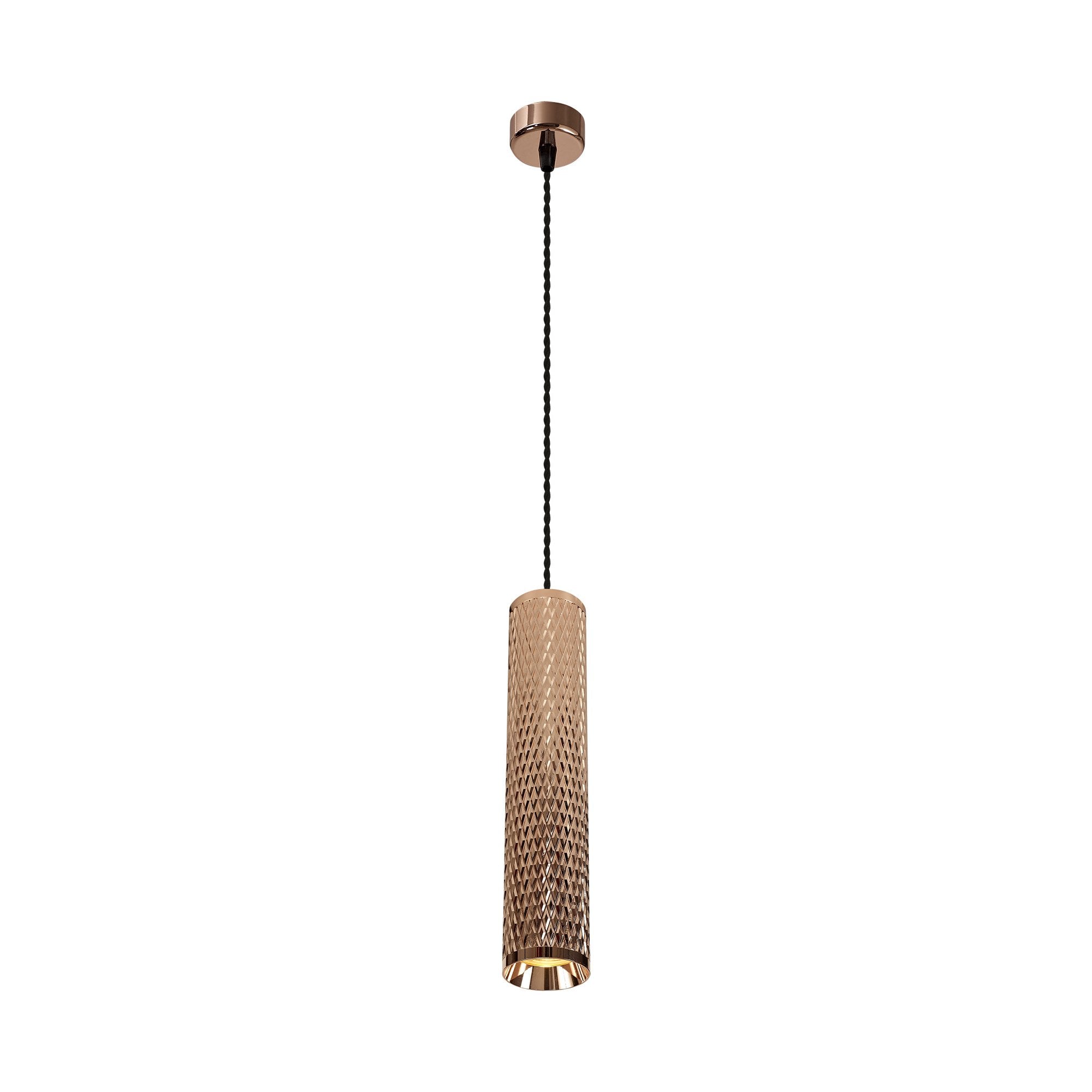 1 Light 11cm Pendant Light GU10, Rose Gold