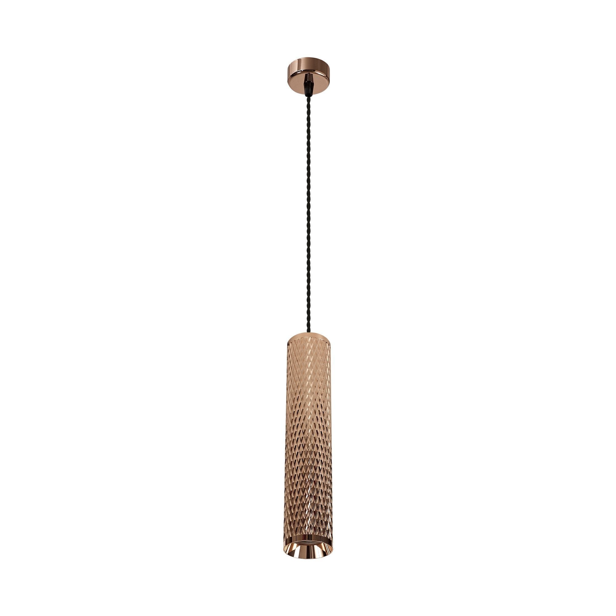 1 Light 11cm Pendant Light GU10, Rose Gold