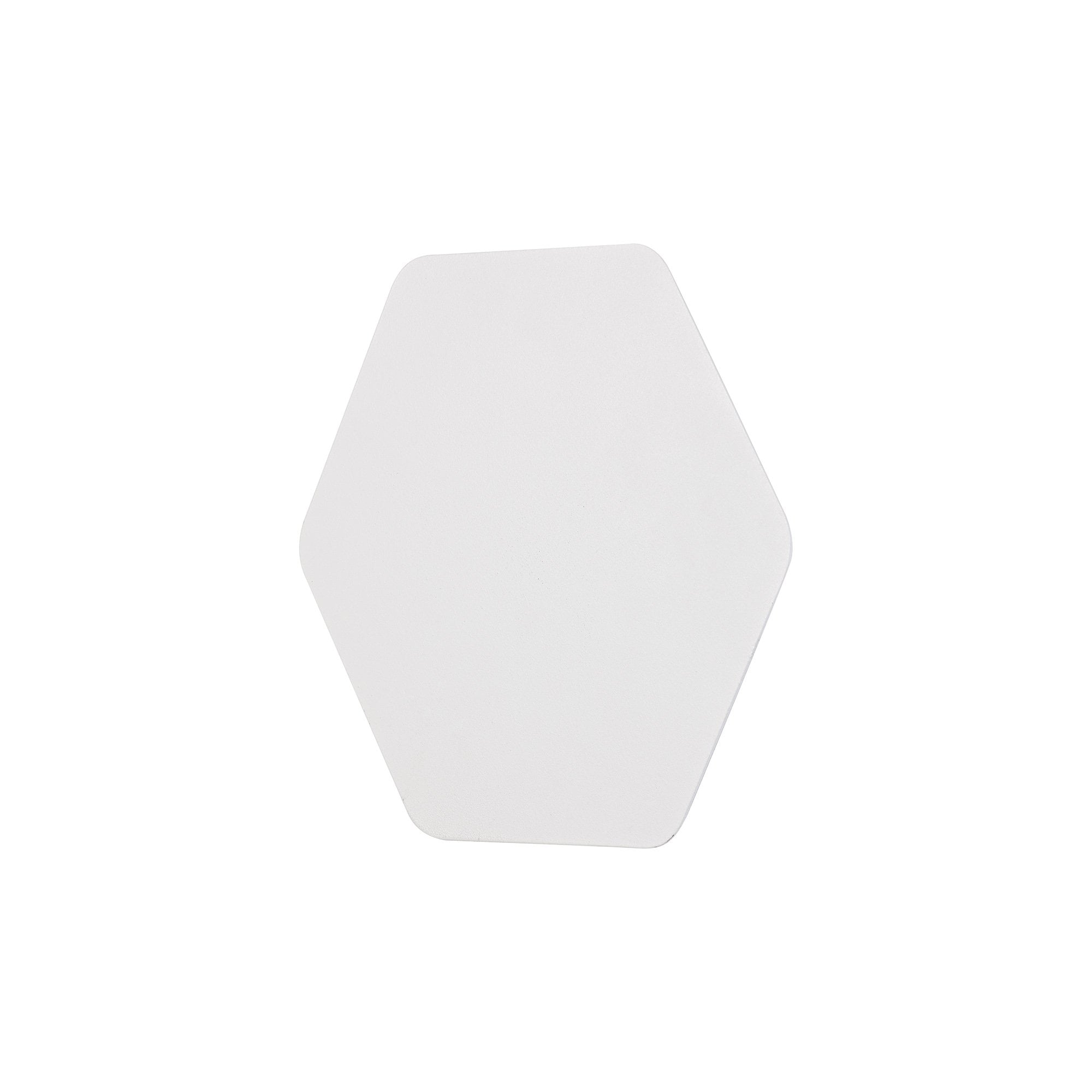 Magnetic Base Wall Lamp, 12W LED 3000K 498lm, 20cm Horizontal Hexagonal, Sand White
