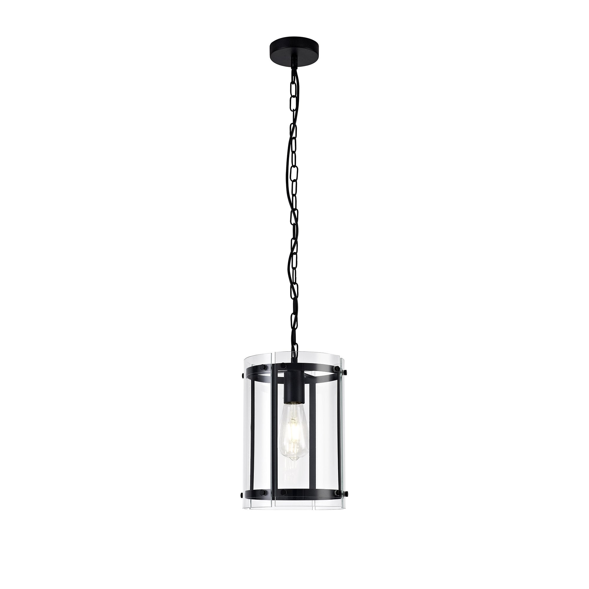 Pendant, 1 Light E27, Matt Black