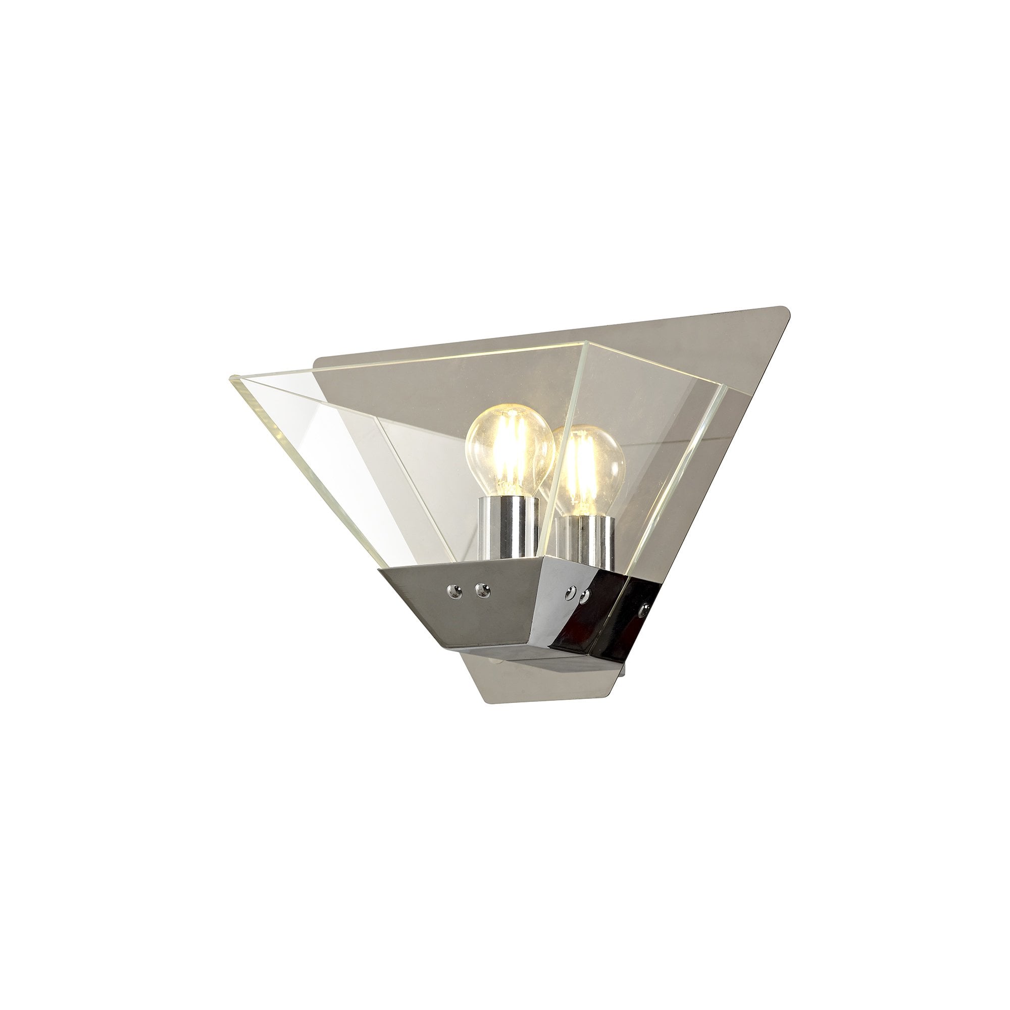 Wall Lamp, 1 Light E14, Polished Chrome