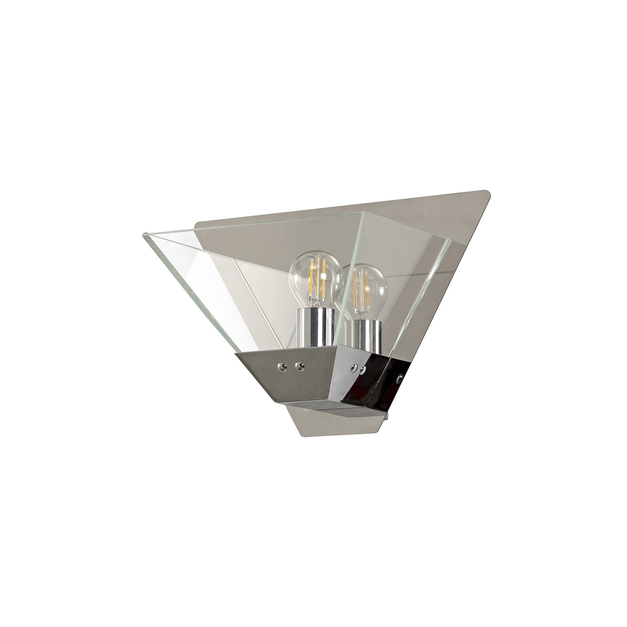 Wall Lamp, 1 Light E14, Polished Chrome