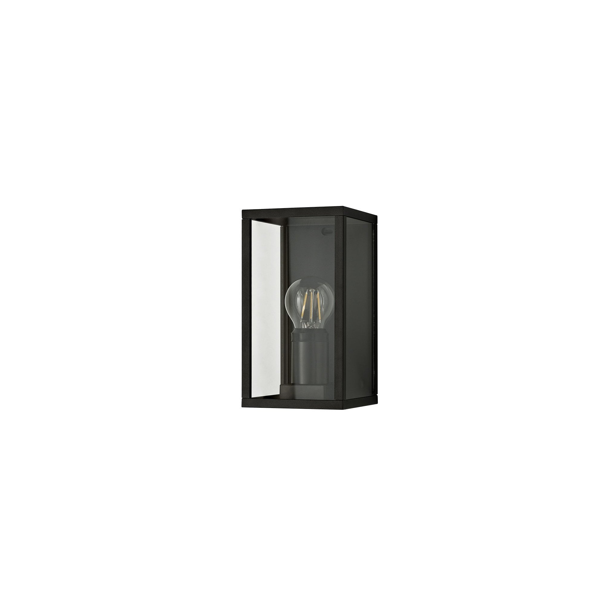 Flush Wall Lamp, 1 x E27, IP54, Graphite Black, 2yrs Warranty