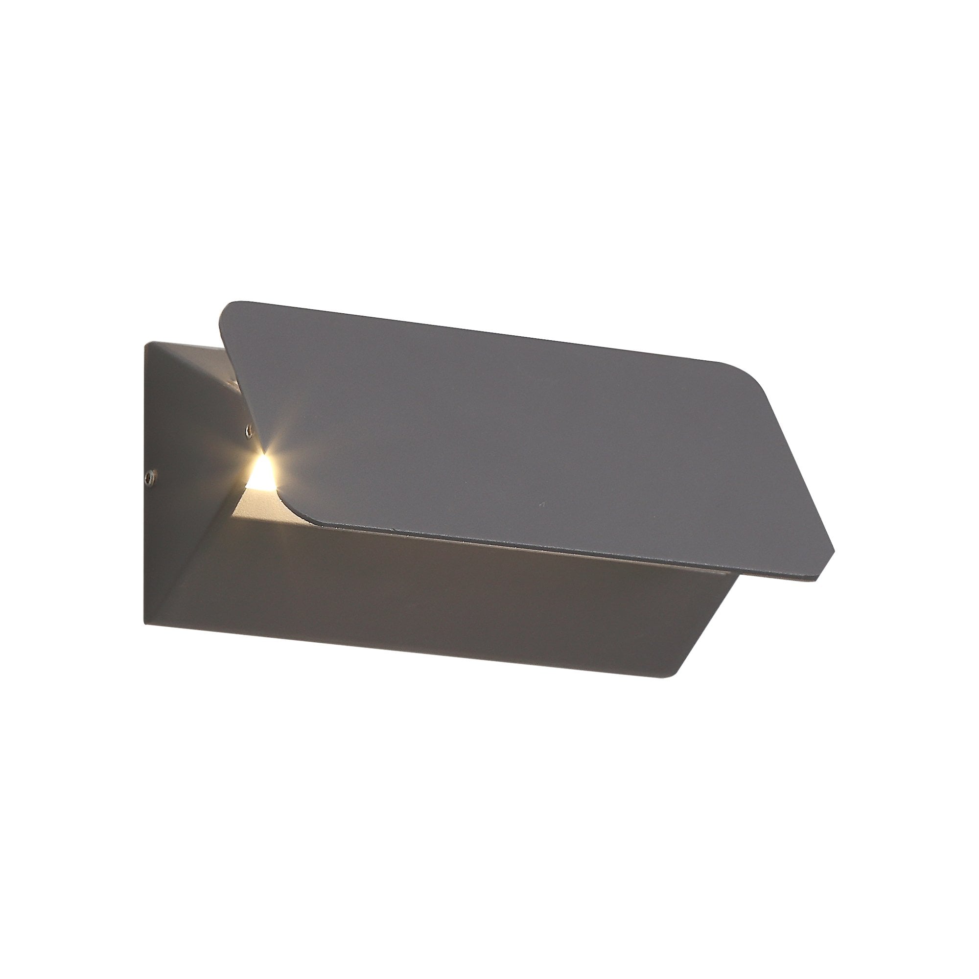 Up & Downward Lighting Wall Lamp, 1 x 5W LED, 3000K, 190lm, IP54, Anthracite, 3yrs Warranty