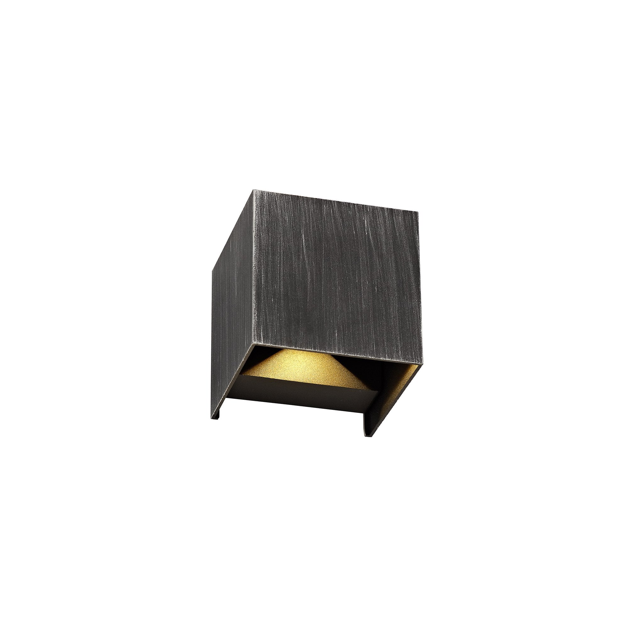 Up & Downward Lighting Wall Lamp, 2 x 3W LED, 3000K, 400lm, IP54, Black/Silver, 3yrs Warranty