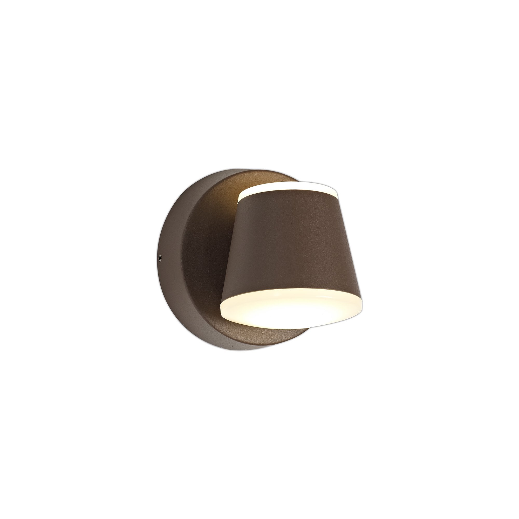 Wall Lamp, 2 x 6W LED, 3000K, 590lm, IP54, Dark Brown, 3yrs Warranty