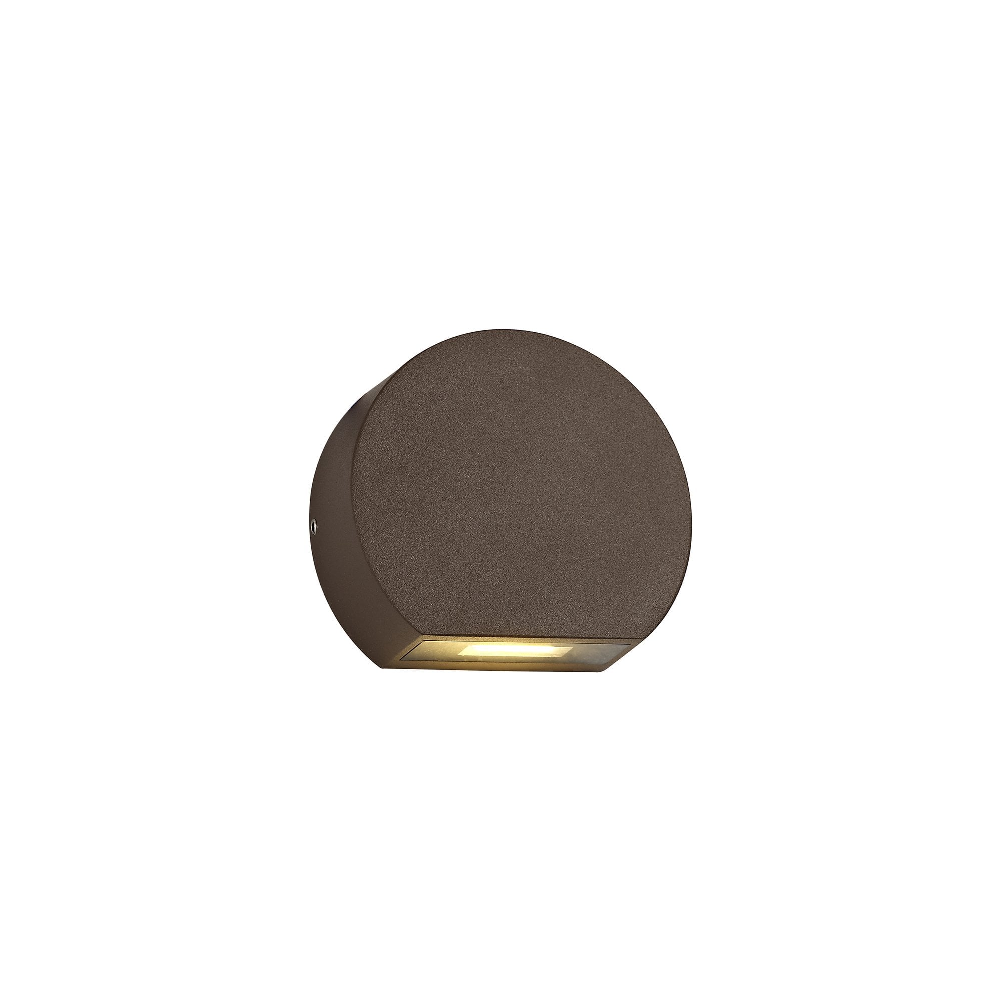 Wall Lamp, 1 x 3W LED, 3000K, 270lm, IP54, Dark Brown, 3yrs Warranty