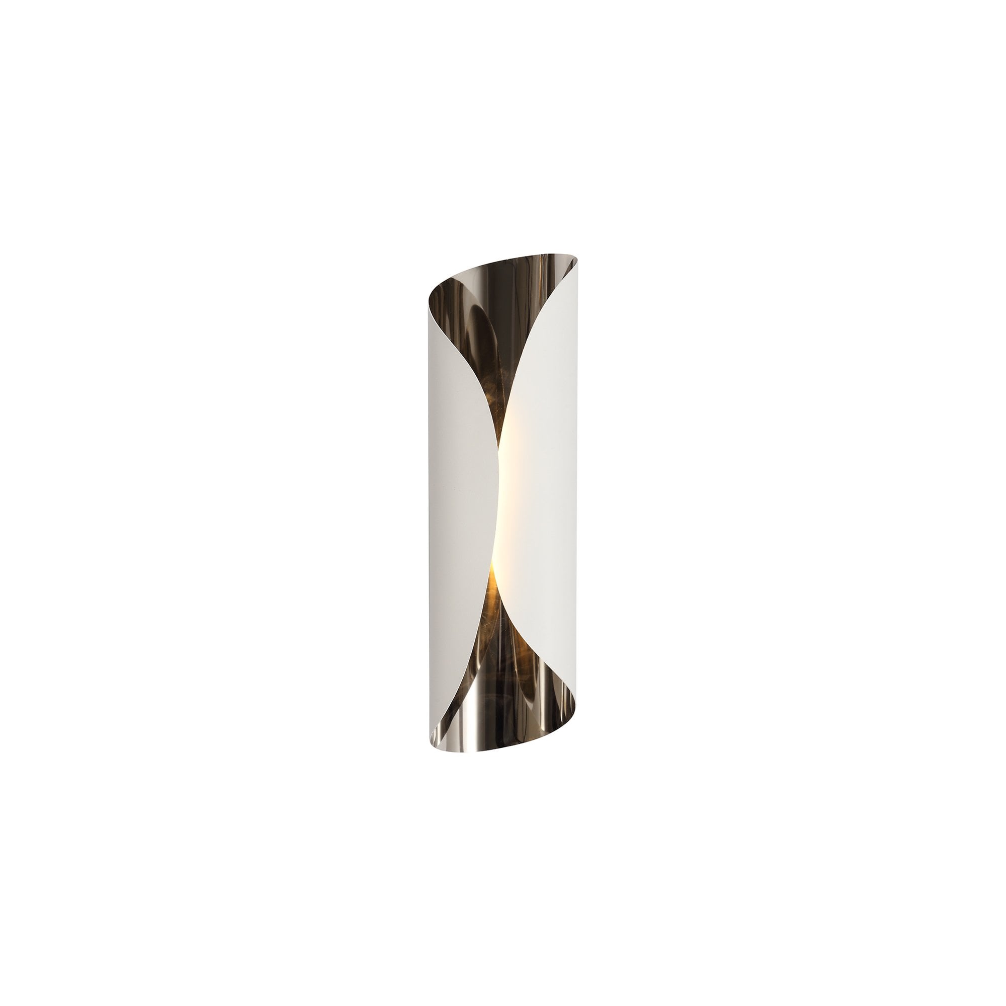 Wall Lamp, 1 x 7W LED, 3000K, 700lm, Sand White/Polished Chrome, 3yrs Warranty