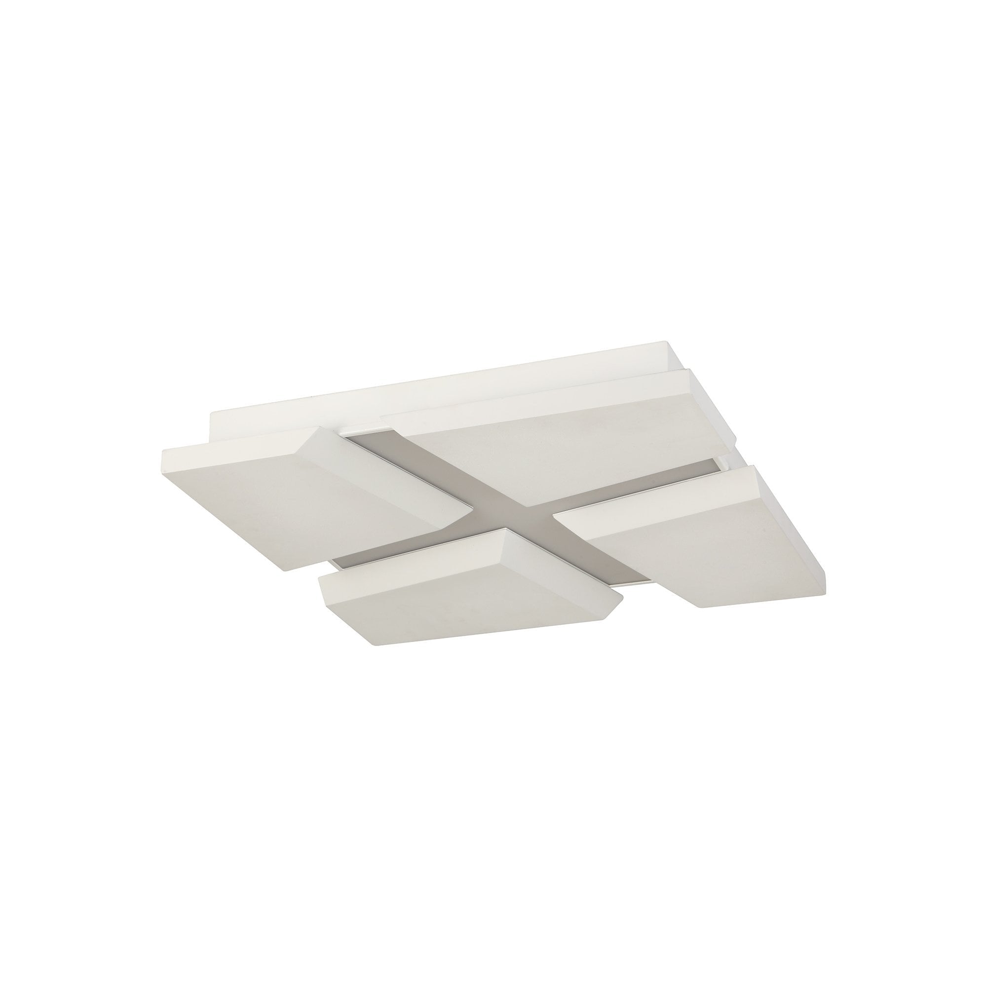 Flush Ceiling, 1 x 50W LED, 3000K, 3500lm, Sand White, 3yrs Warranty