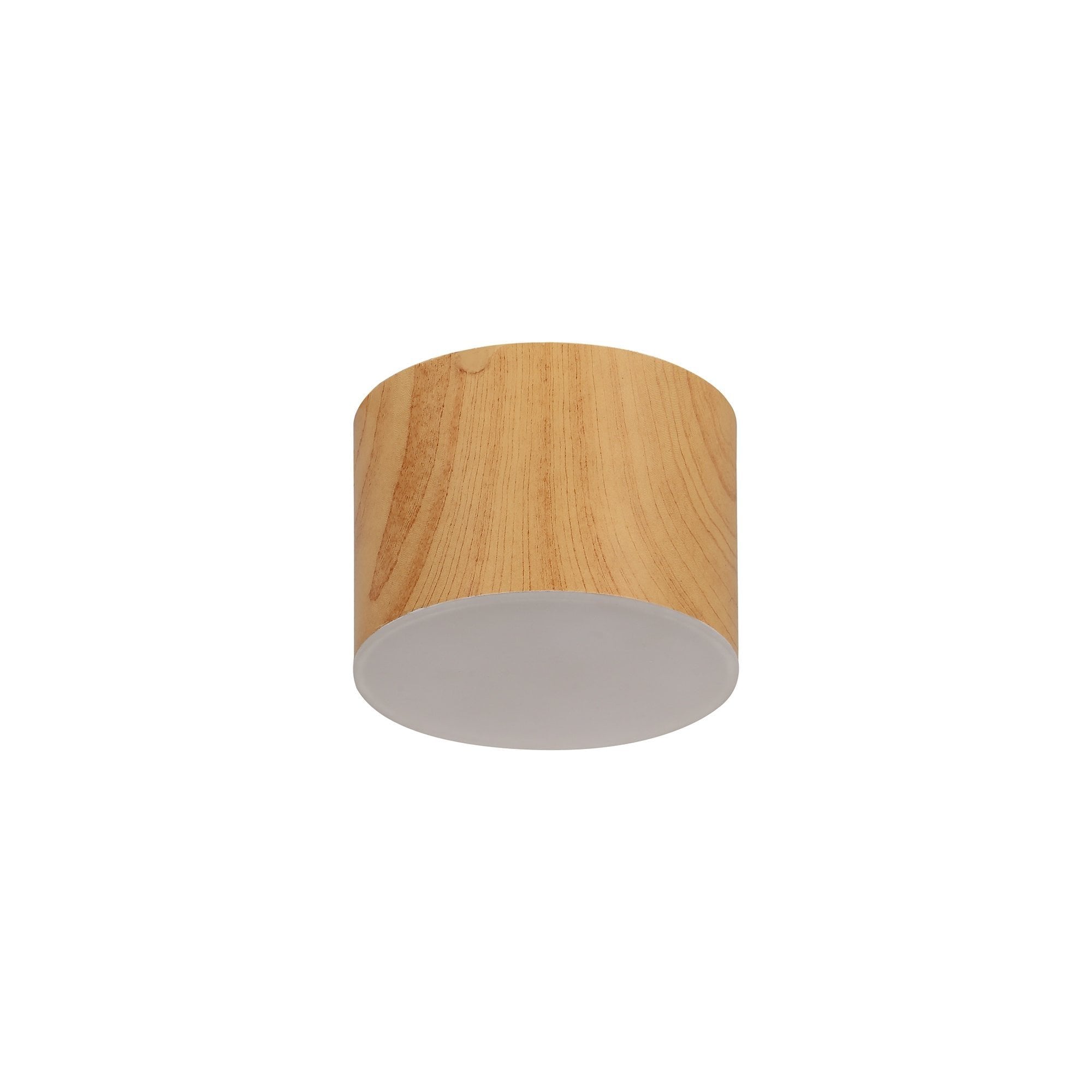 Spotlight 10.5cm Round 1 x 10W LED, 3000K, 700lm, Pine Wood, 3yrs Warranty