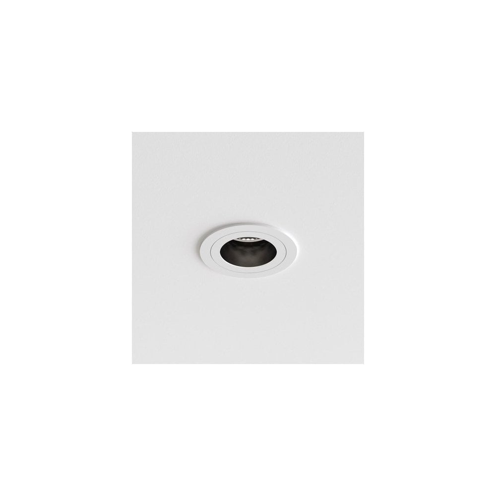 Pinhole Slimline Round Fixed Fire-Rated IP65 Matt White