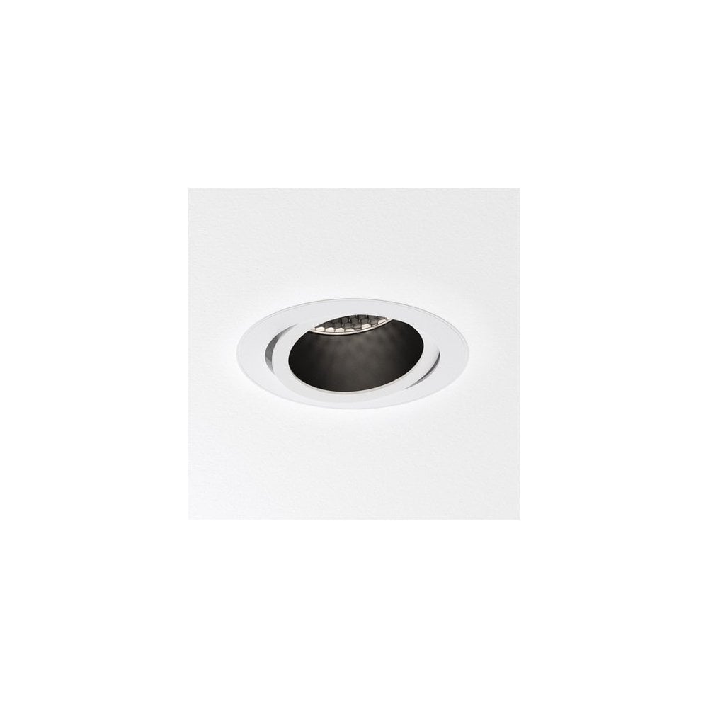 Pinhole Slimline Round Flush Adjustable Fire-Rated Matt White