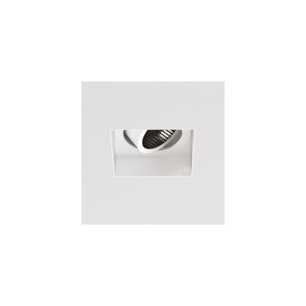 Trimless Square Adjustable Matt White