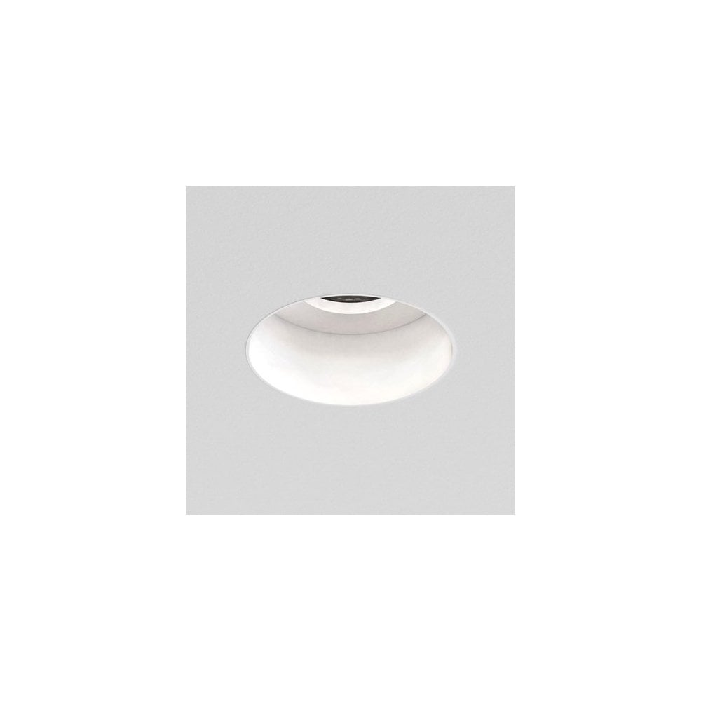 Trimless Round Fixed Matt White