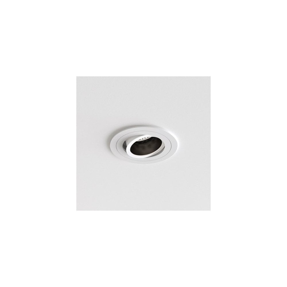 Pinhole Slimline Round Adjustable Fire-Rated Matt White