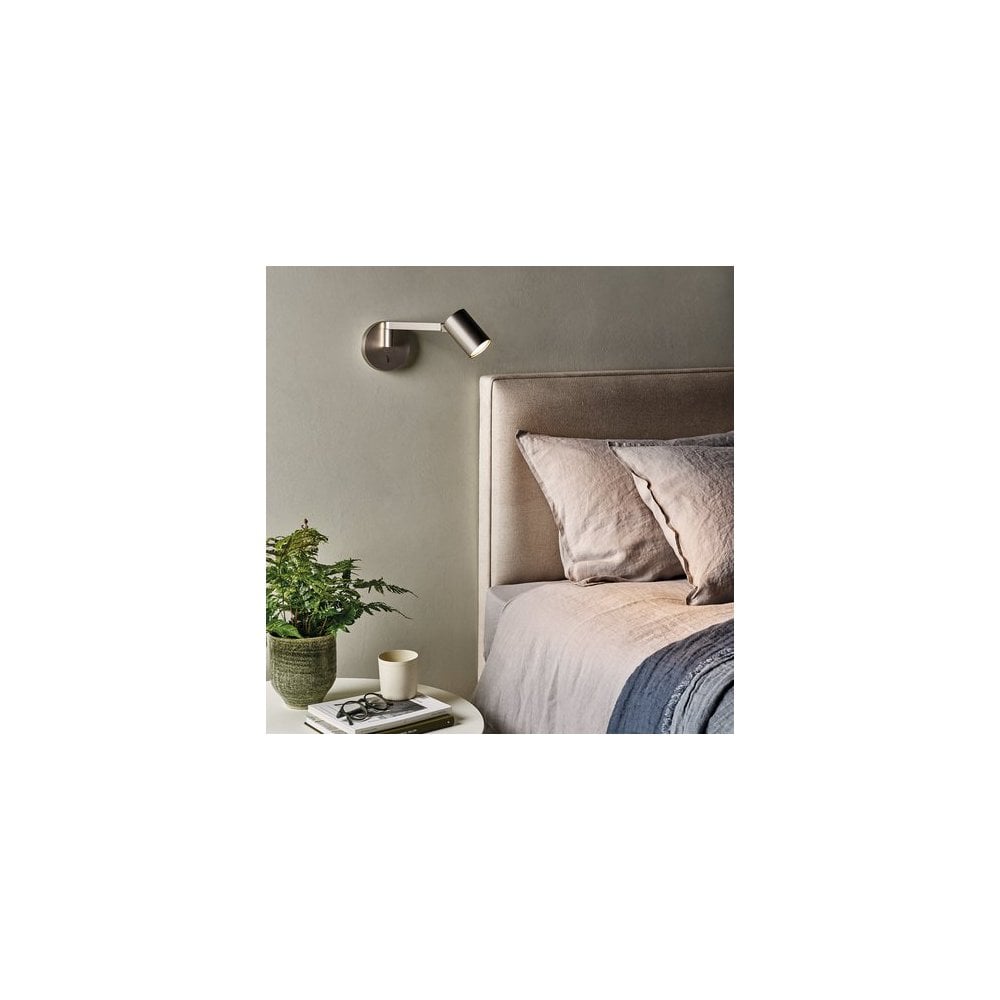 Ascoli Swing Arm Bronze Bedroom Reading Light