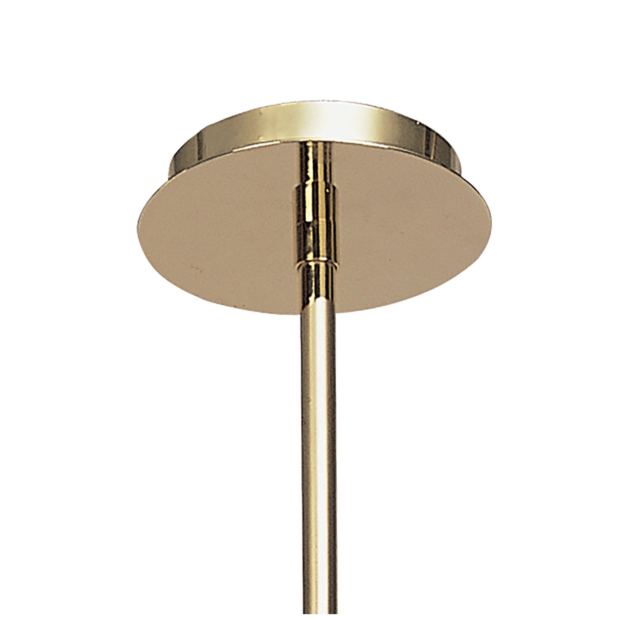 Dali Telescopic Pendant Semi Flush Convertible 4 Light G9, Polished Brass