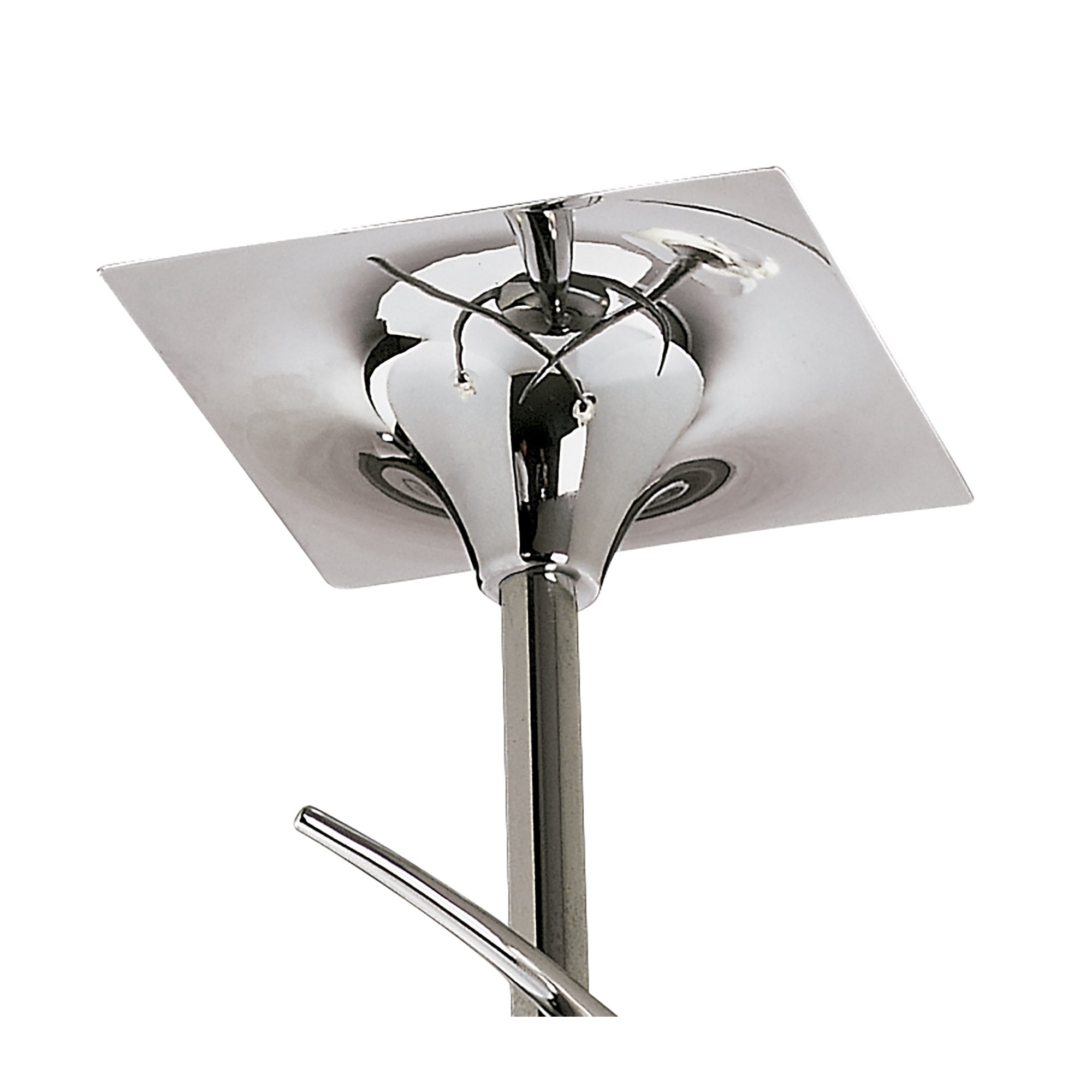 Flavia Semi Ceiling Round 3 Light G9, Polished Chrome