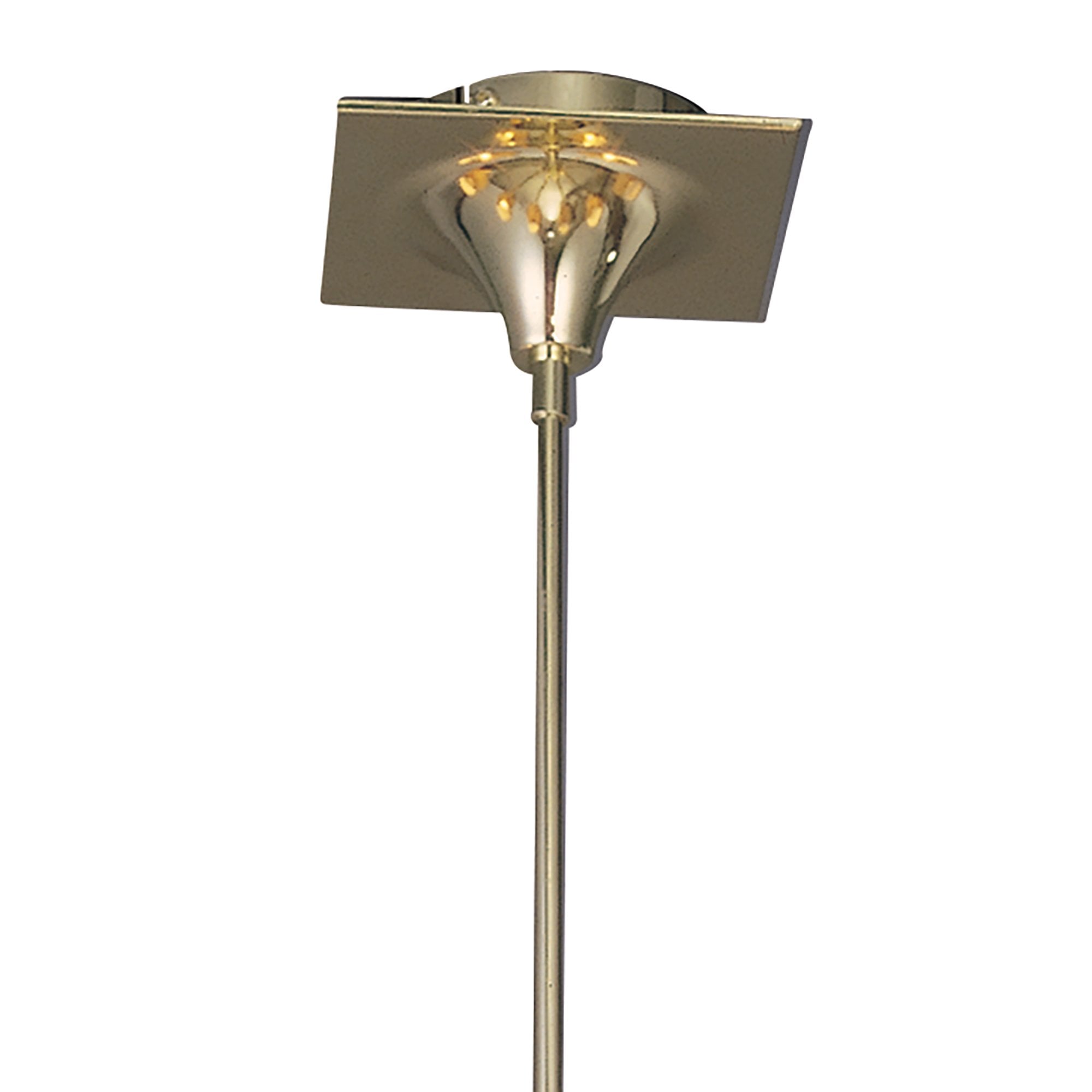 Siena Pendant Round 8 Light E14, Polished Brass With Amber Cream Shades And Clear Crystal