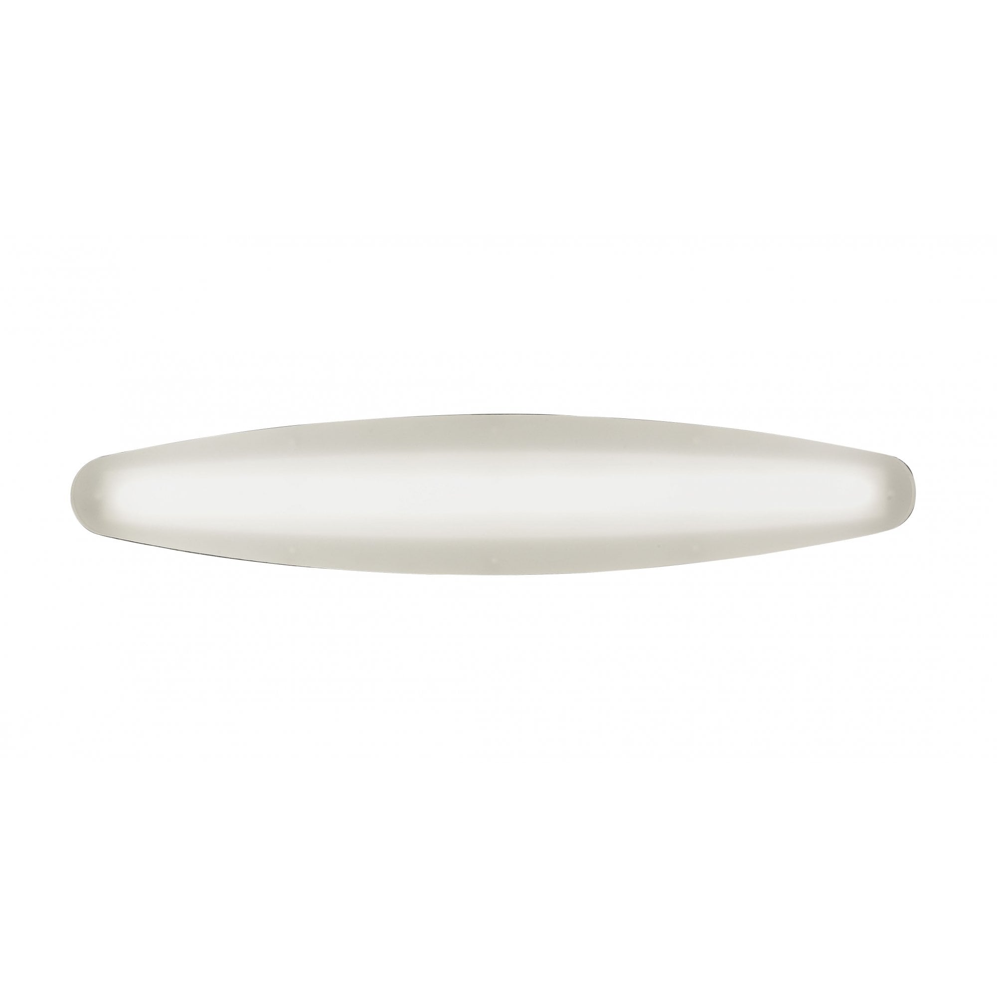 Hemisferic Wall Lamp 6W LED 3000K, 540lm, Satin Aluminium/Frosted Acrylic, 3yrs Warranty