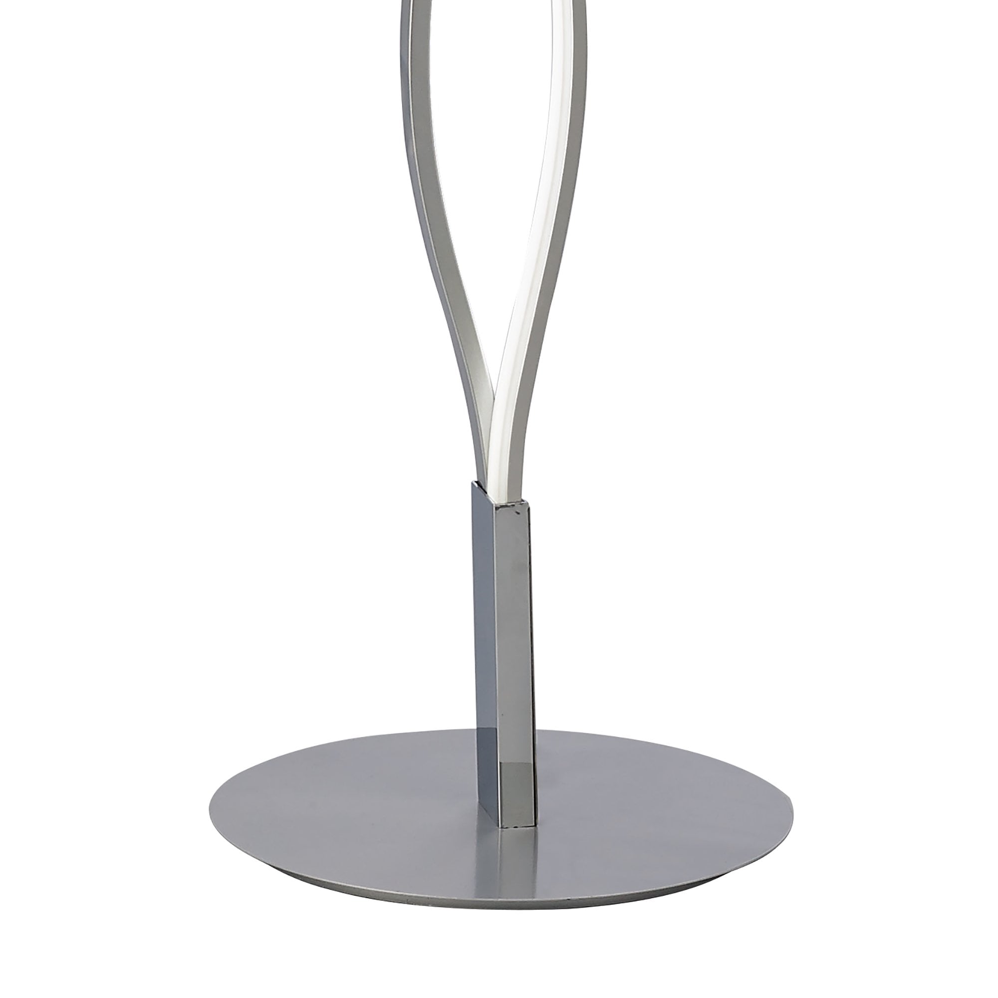 Sahara Floor Lamp 21W LED 3000K, 1470lm, Silver/Frosted Acrylic/Polished Chrome, 3yrs Warranty