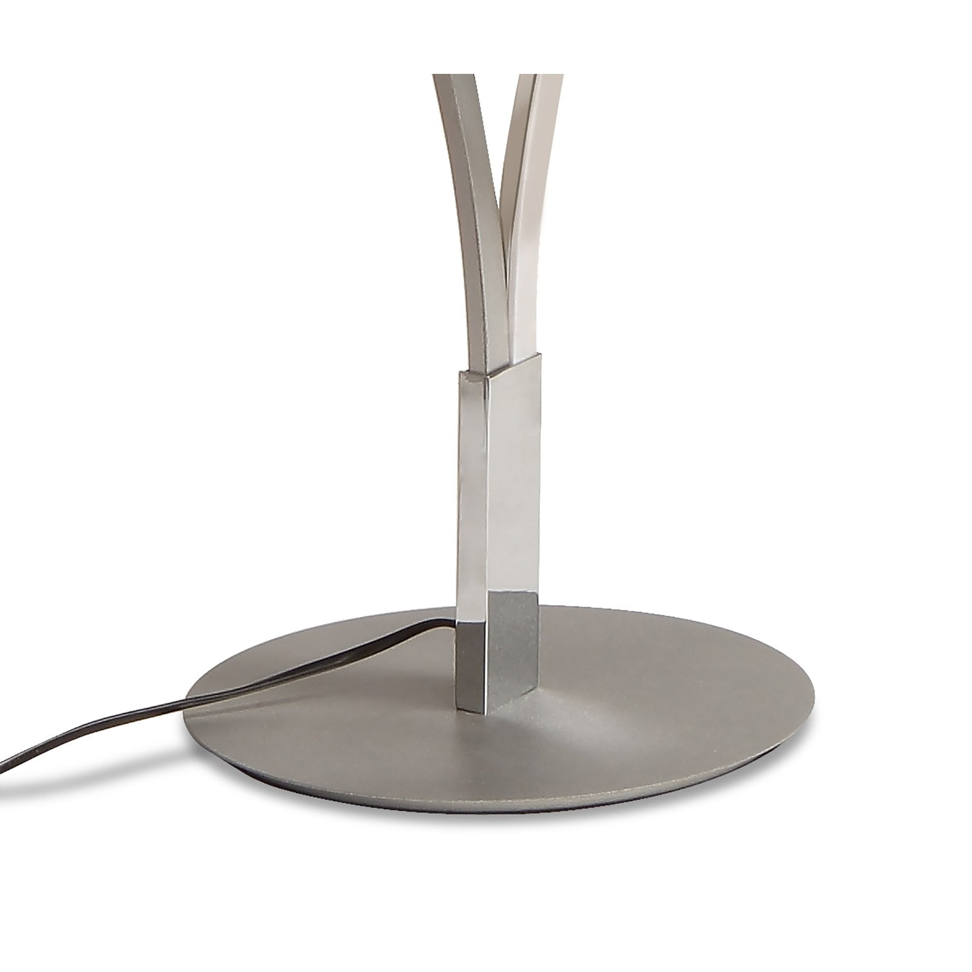 Sahara XL Floor Lamp 28W LED 3000K, 2200lm, Dimmable Silver/Frosted Acrylic/Polished Chrome, 3yrs Warranty