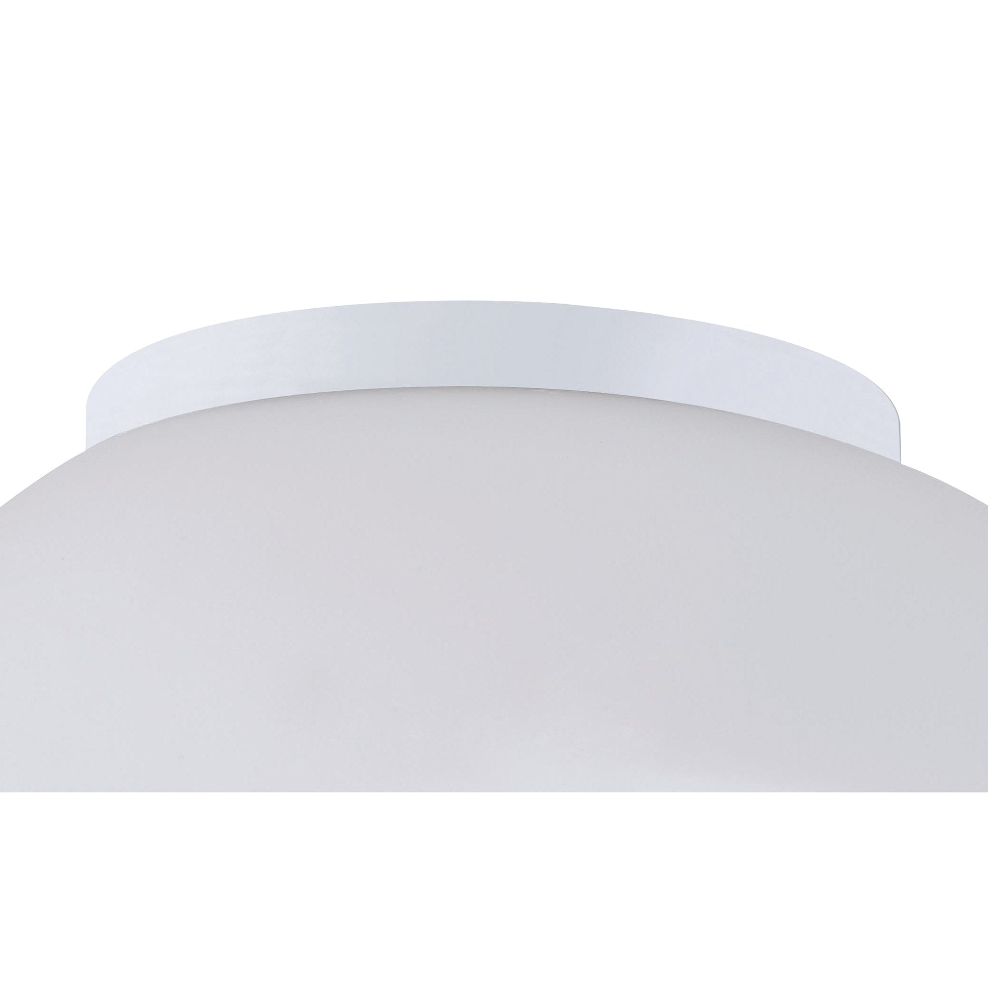 Opal Ceiling 3 Light E27, Polished Chrome/Frosted White Glass