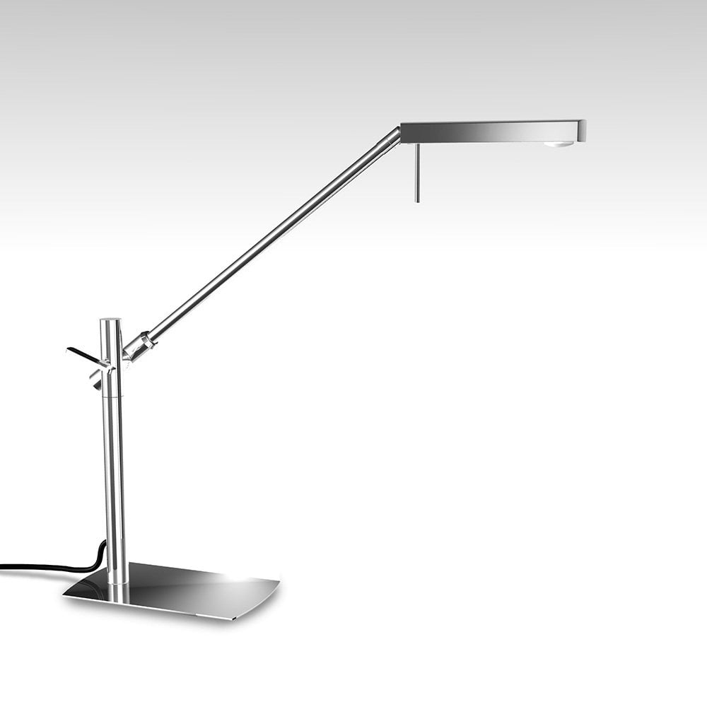 Phuket Table Lamp 1 Light 7W LED 3000K, 600lm, Polished Chrome, 3yrs Warranty