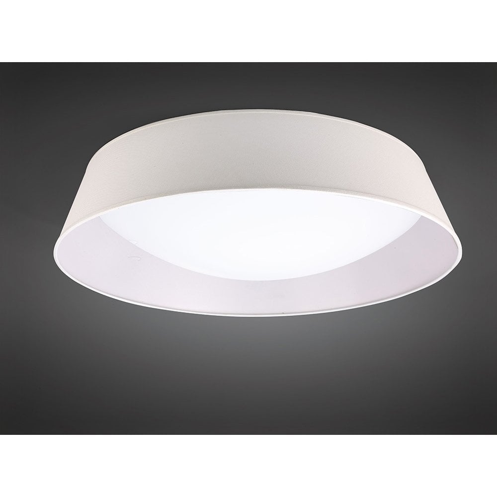 Nordica Ceiling 60W LED 90cm Off White 3000K, 4200lm, White Acrylic With Ivory White Shade, 3yrs Warranty