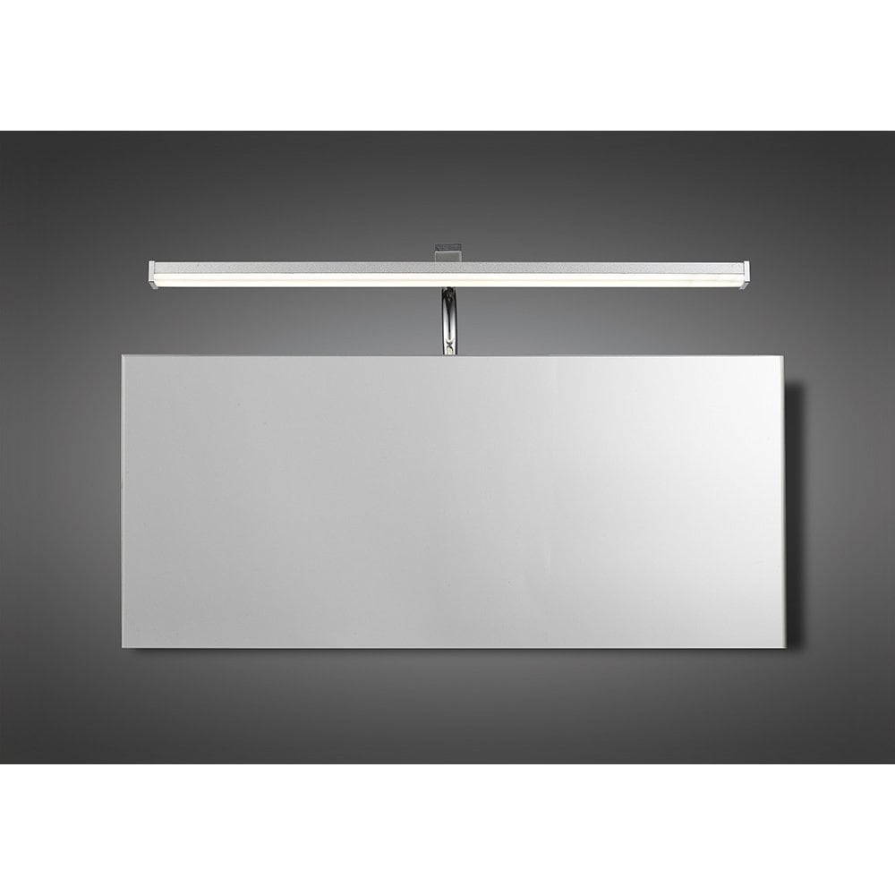 Sisley Wall Lamp 7W LED Chrome IP44 4000K, 420lm, Silver/Frosted Acrylic/Polished Chrome, 3yrs Warranty