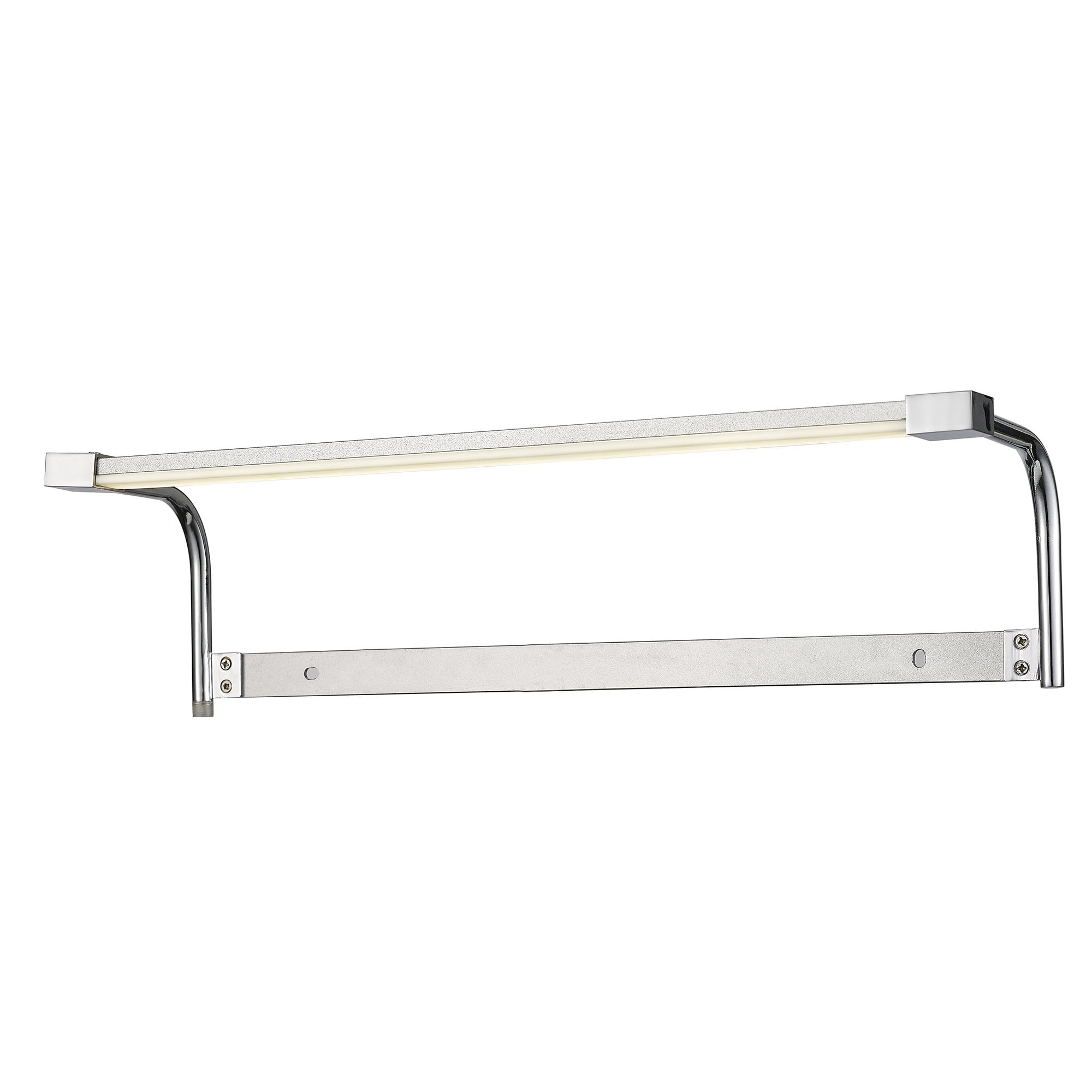 Sisley Wall Lamp 6W LED Chrome IP44 4000K, 420lm, Silver/Frosted Acrylic/Polished Chrome, 3yrs Warranty