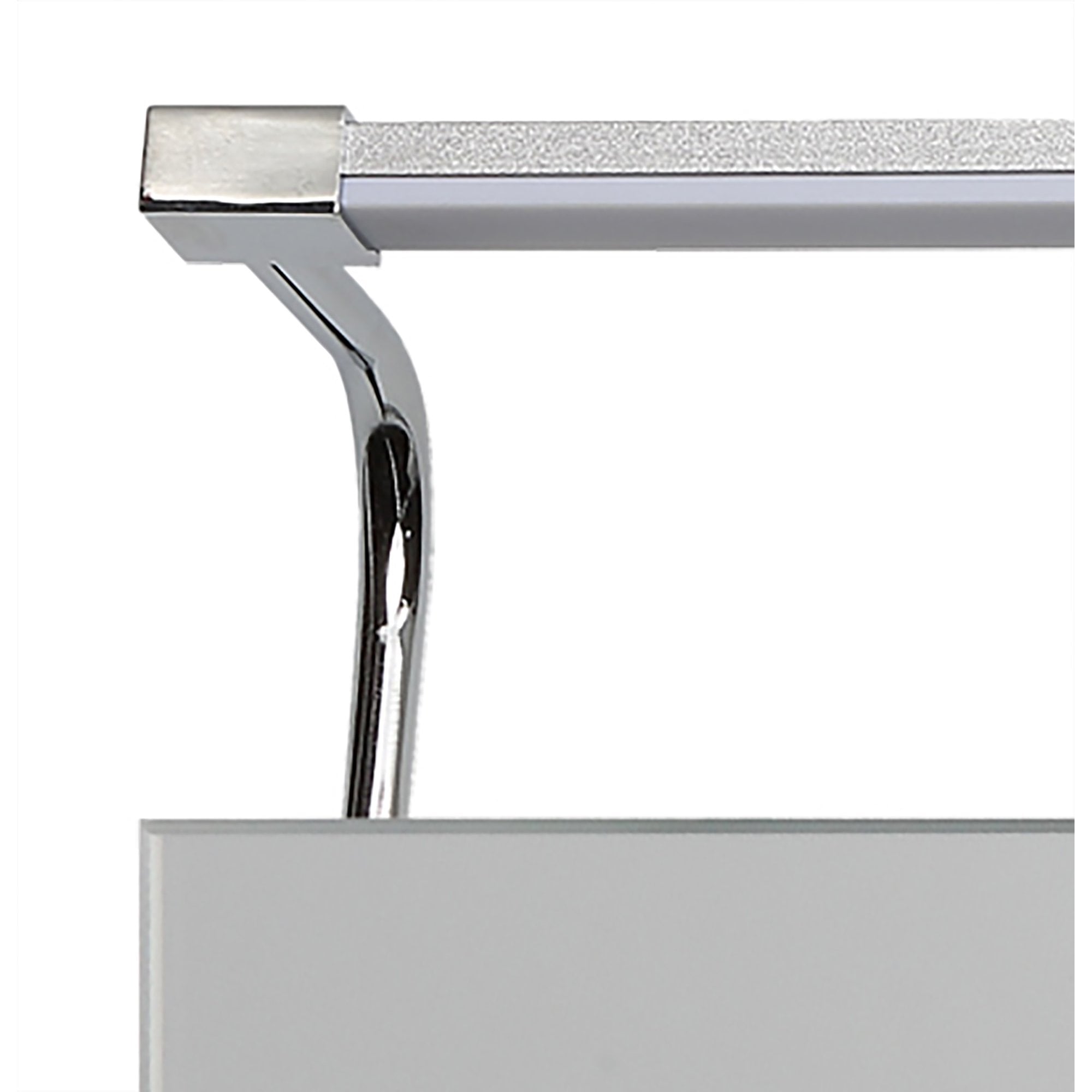 Sisley Wall Lamp 10W LED Big Double IP44 4000K, 850lm, Silver/Frosted Acrylic/Polished Chrome, 3yrs Warranty