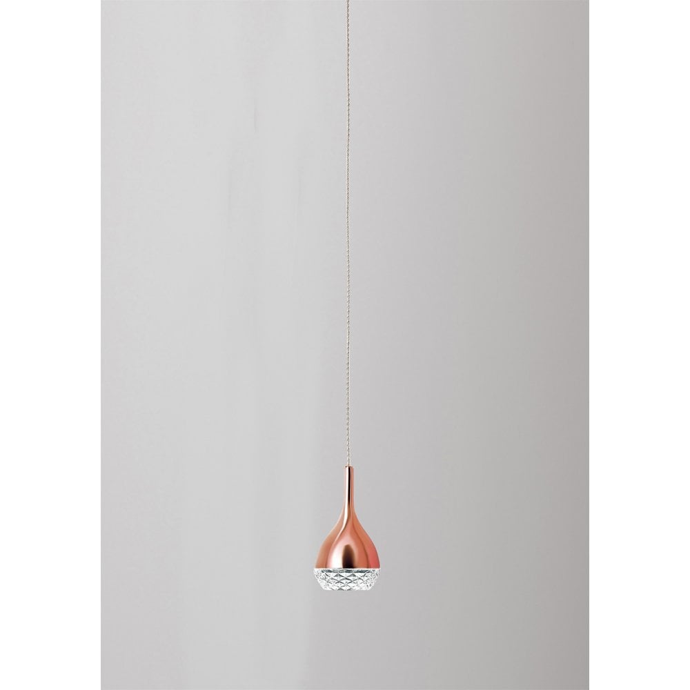 Khalifa Pendant 1 Light GU10 Copper