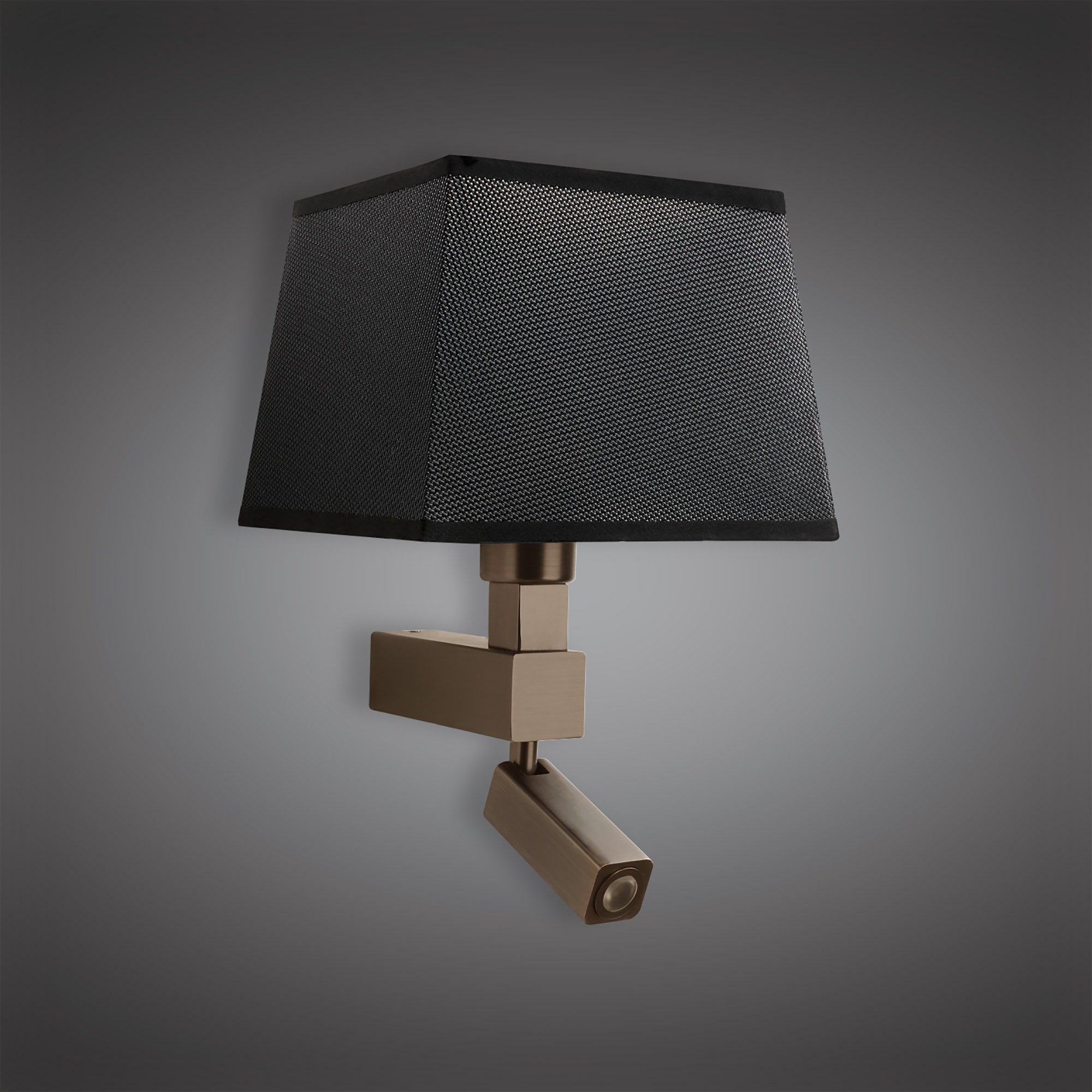 Bahia Wall Lamp 1 Light Without Shade E27 & Reading Light 3W LED Bronze 4000K, 200Lm,, 3Yrs Warranty