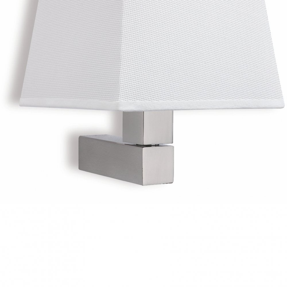 Bahia Wall Lamp 1 Light Without Shade E27 Satin Nickel