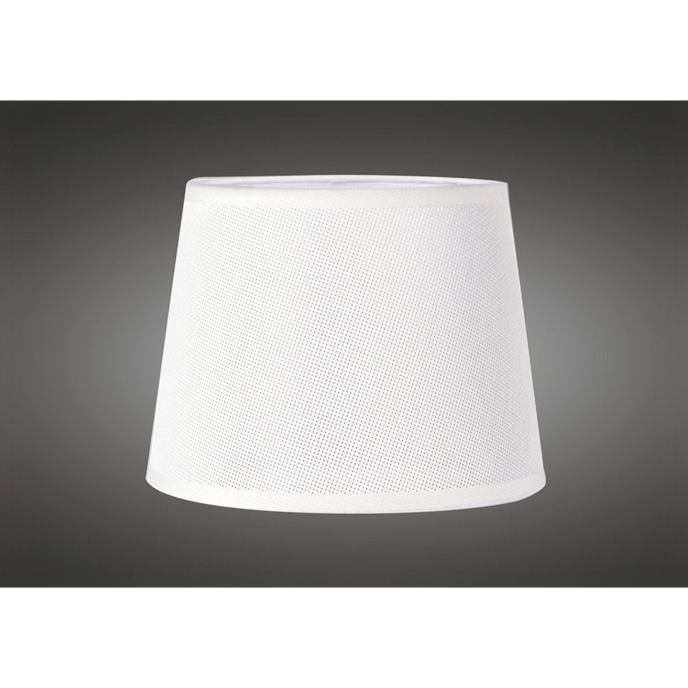 Habana White Round Shade 200 x 152mm, Suitable for Wall Lamps