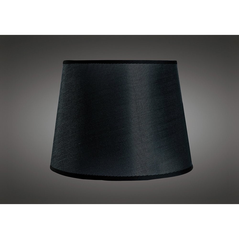 Habana Black Round Shade 200 x 152mm, Suitable for Wall Lamps