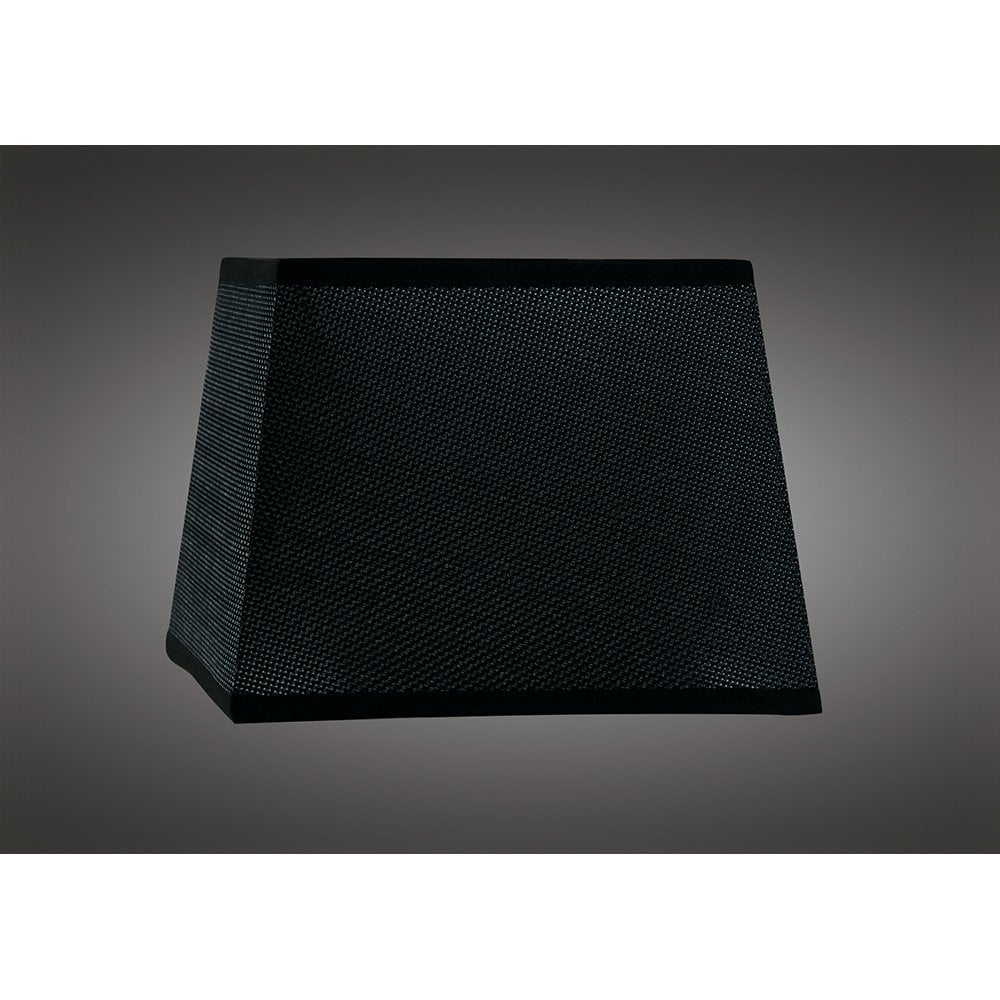 Habana Black Square Shade 160/200 x 152mm, Suitable for Wall Lamps