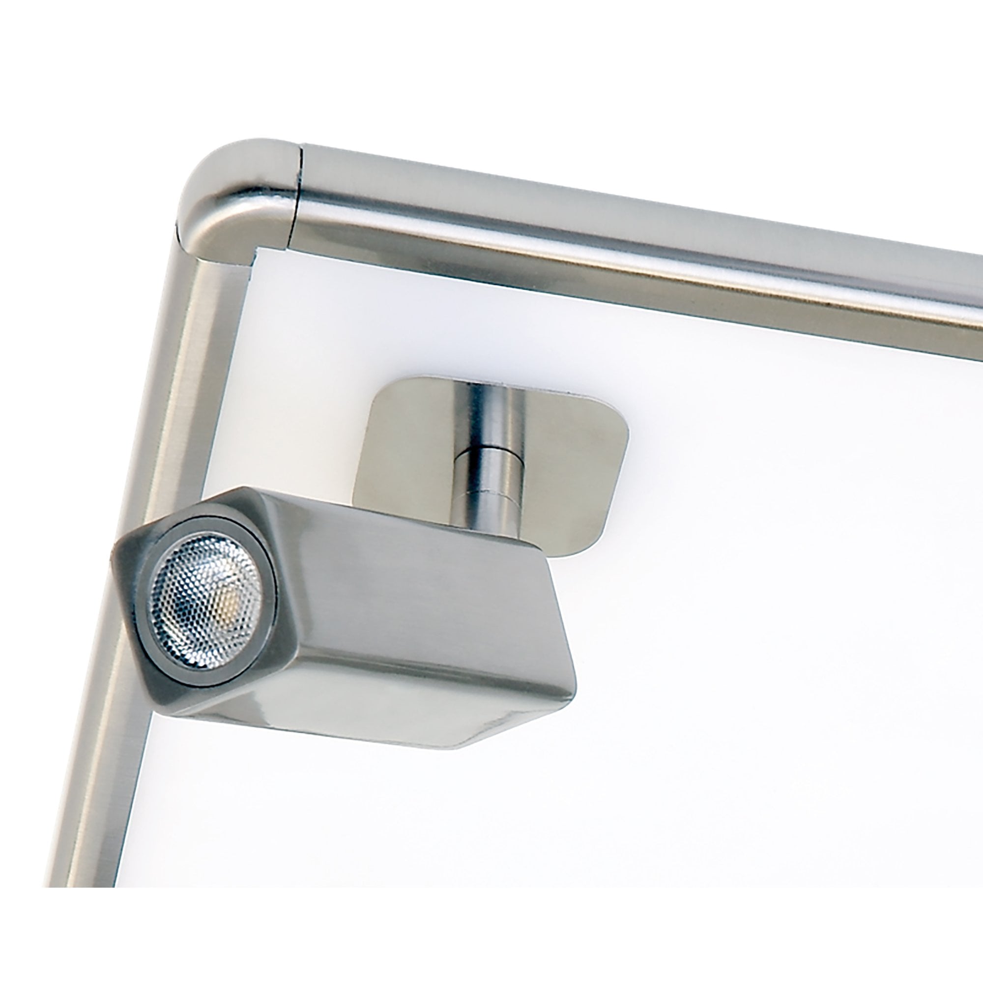 Ibiza Ceiling Light 4 Head With Backlit Light 40W LED Square Satin Nickel 4000K, 3000lm,, 3yrs Warranty