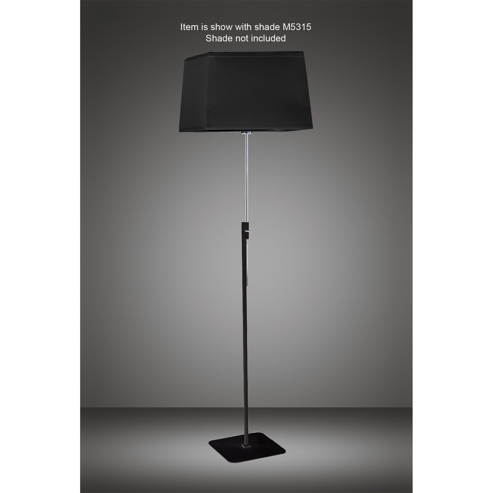 M5313 Habana Black Round Shade 350mm, Suitable for Floor Lamps