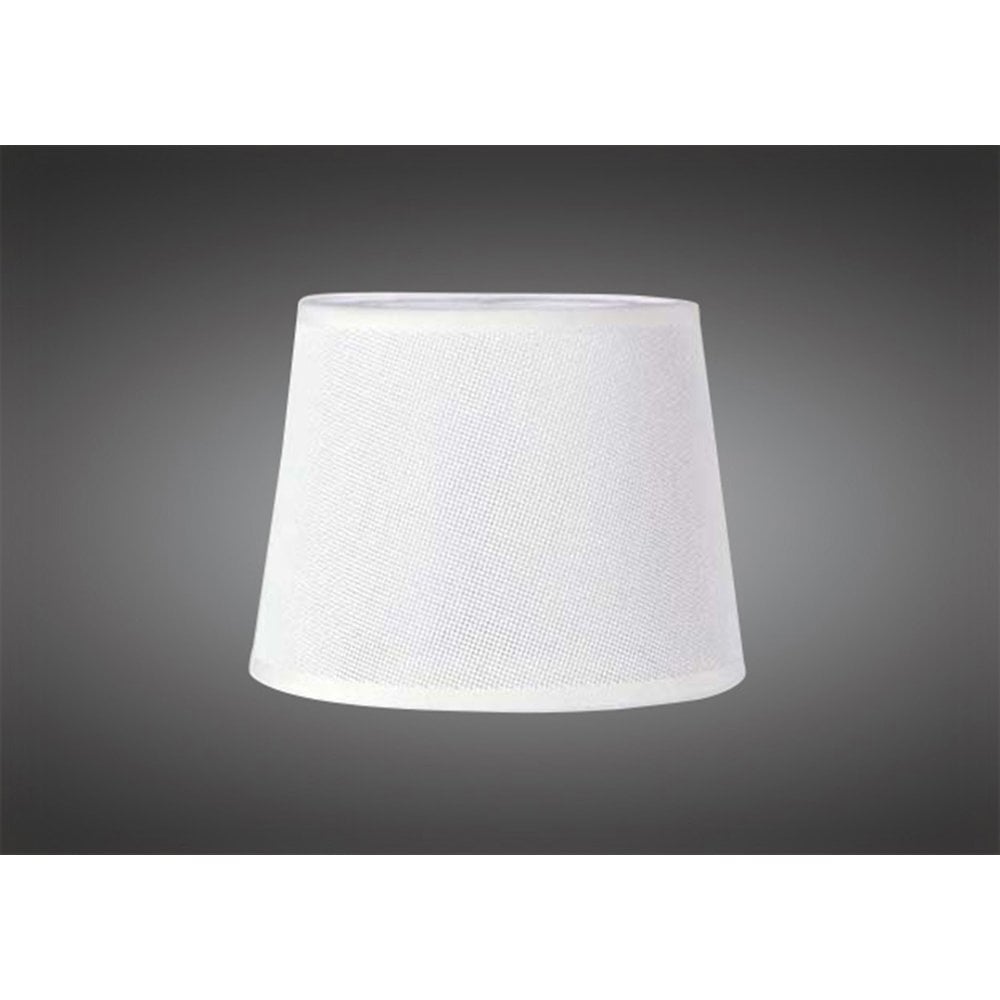 Habana White Round Shade 210/240mm x 165mm, Suitable for Table Lamps